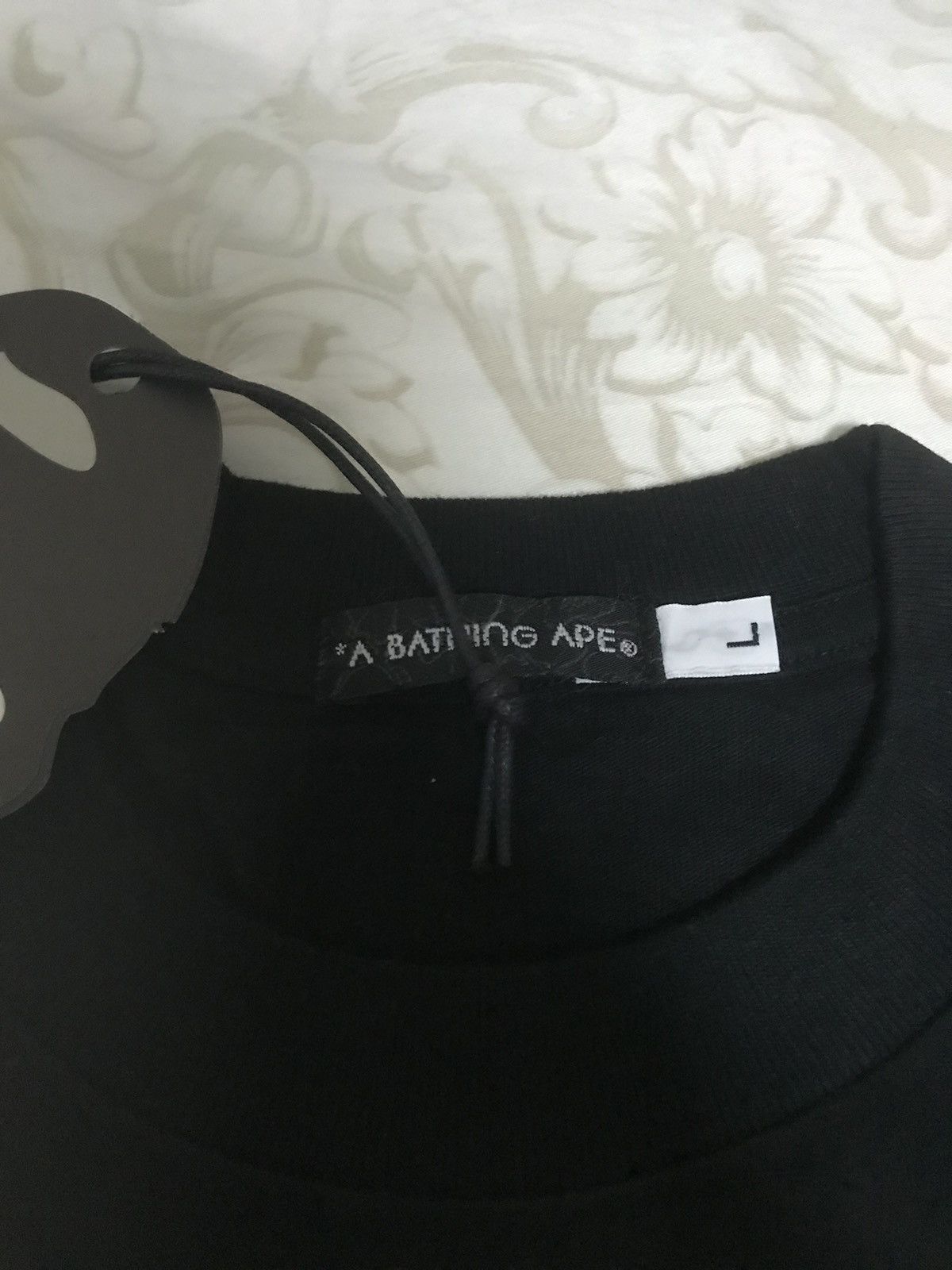 Bape Bape 07 Swarovski Asnka Logo Tee Size US L / EU 52-54 / 3 - 3 Thumbnail