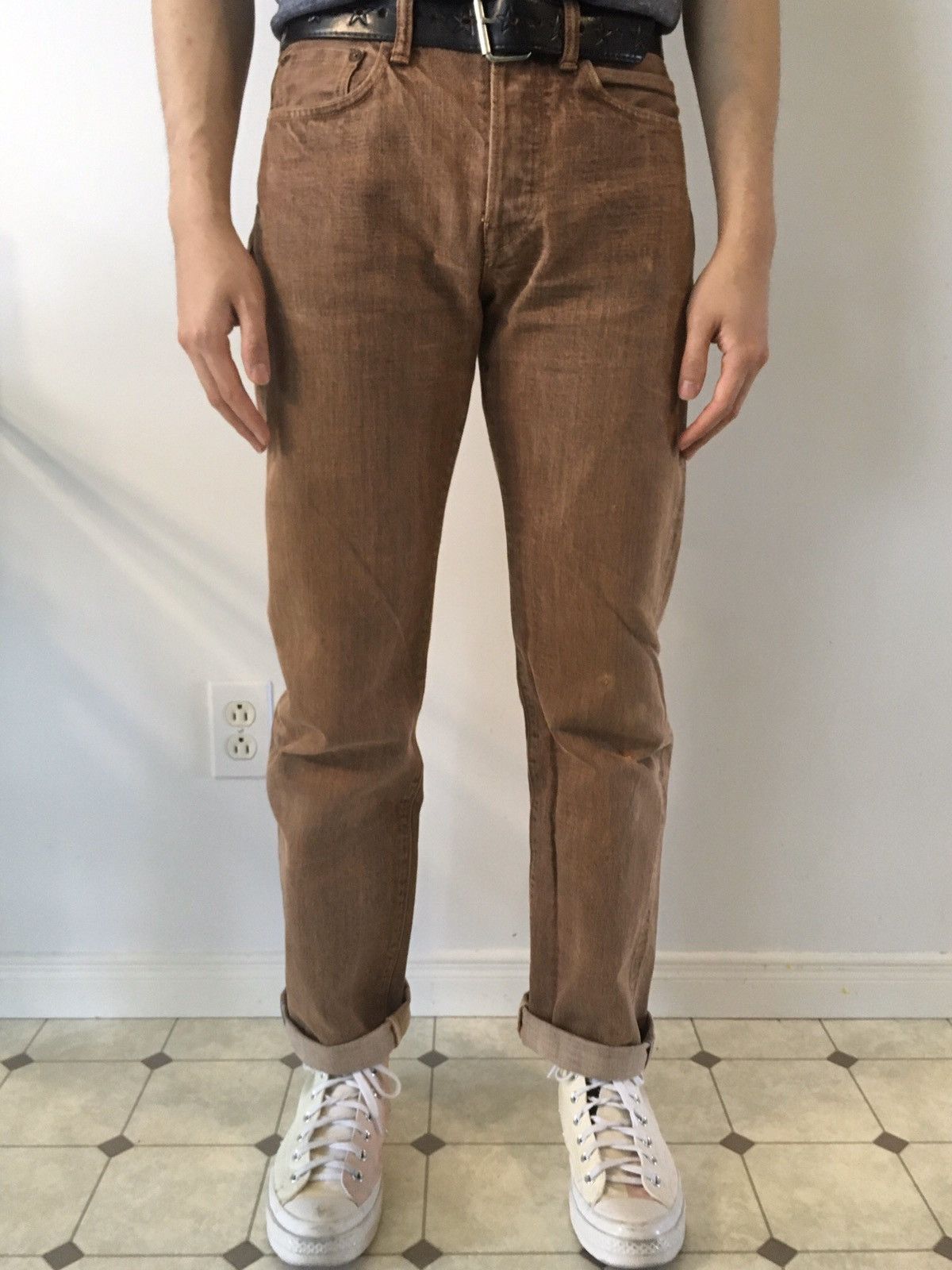 Kakishibu Dyed Selvedge Denim