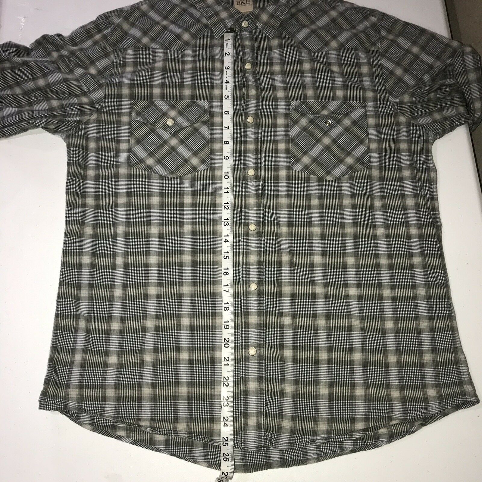 Bke Mens Bke Western Pearl Snap Shirt Size Large Size US L / EU 52-54 / 3 - 5 Preview