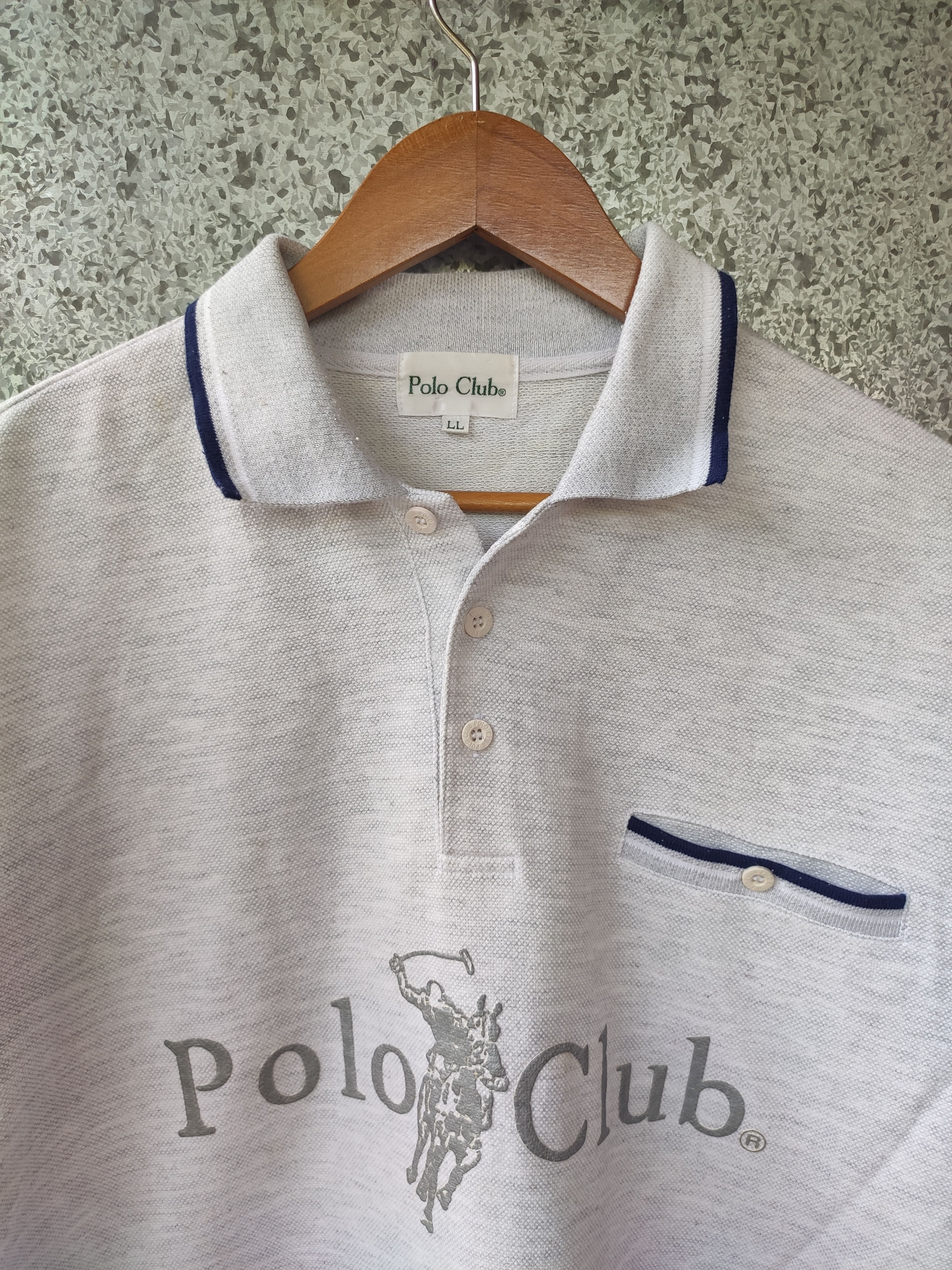 Beverly Hills Polo Club 🔥 Polo Club collar polo tee big logo spell out Size US XL / EU 56 / 4 - 2 Thumbnail