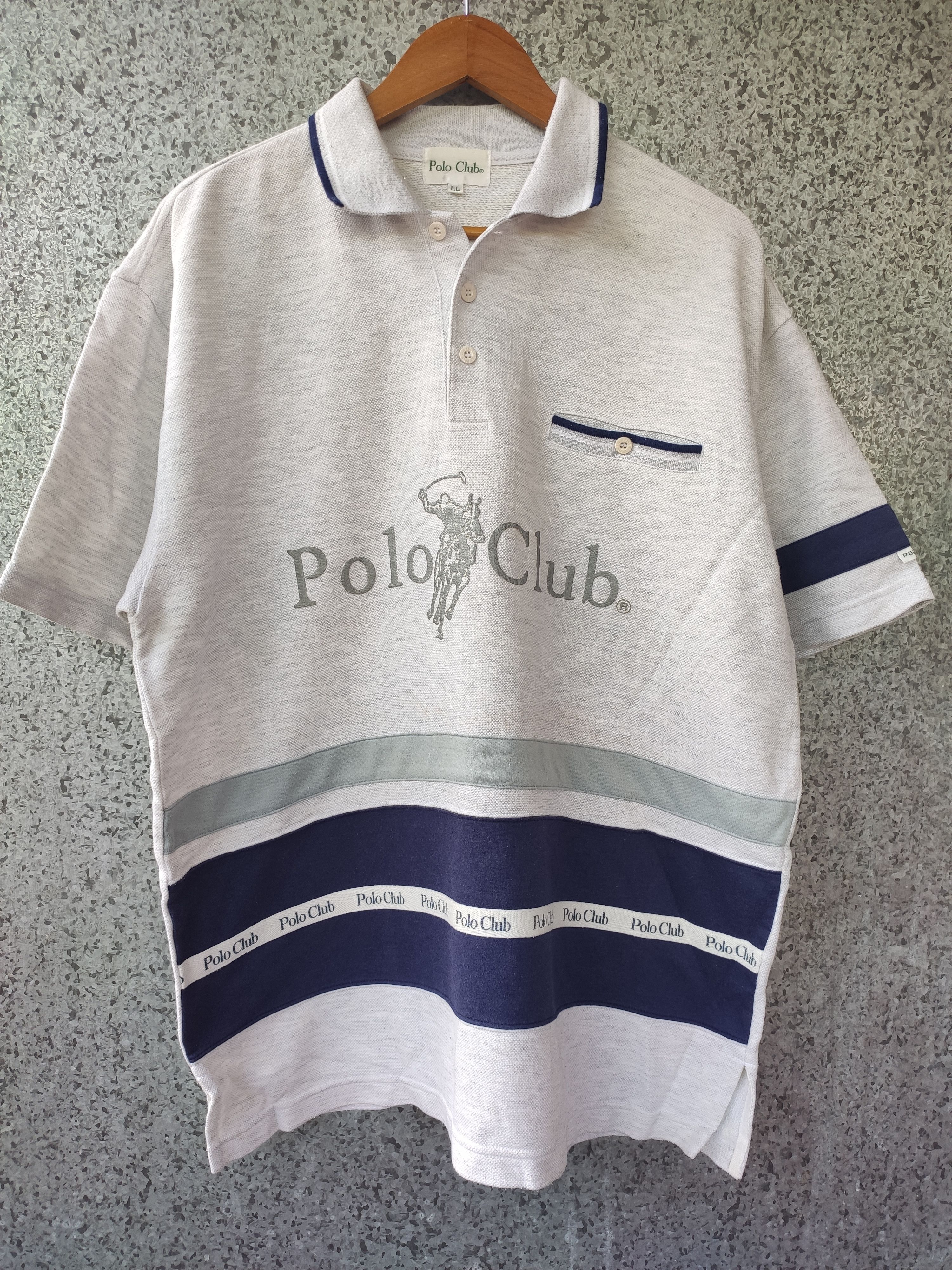 Beverly Hills Polo Club 🔥 Polo Club collar polo tee big logo spell out Size US XL / EU 56 / 4 - 1 Thumbnail