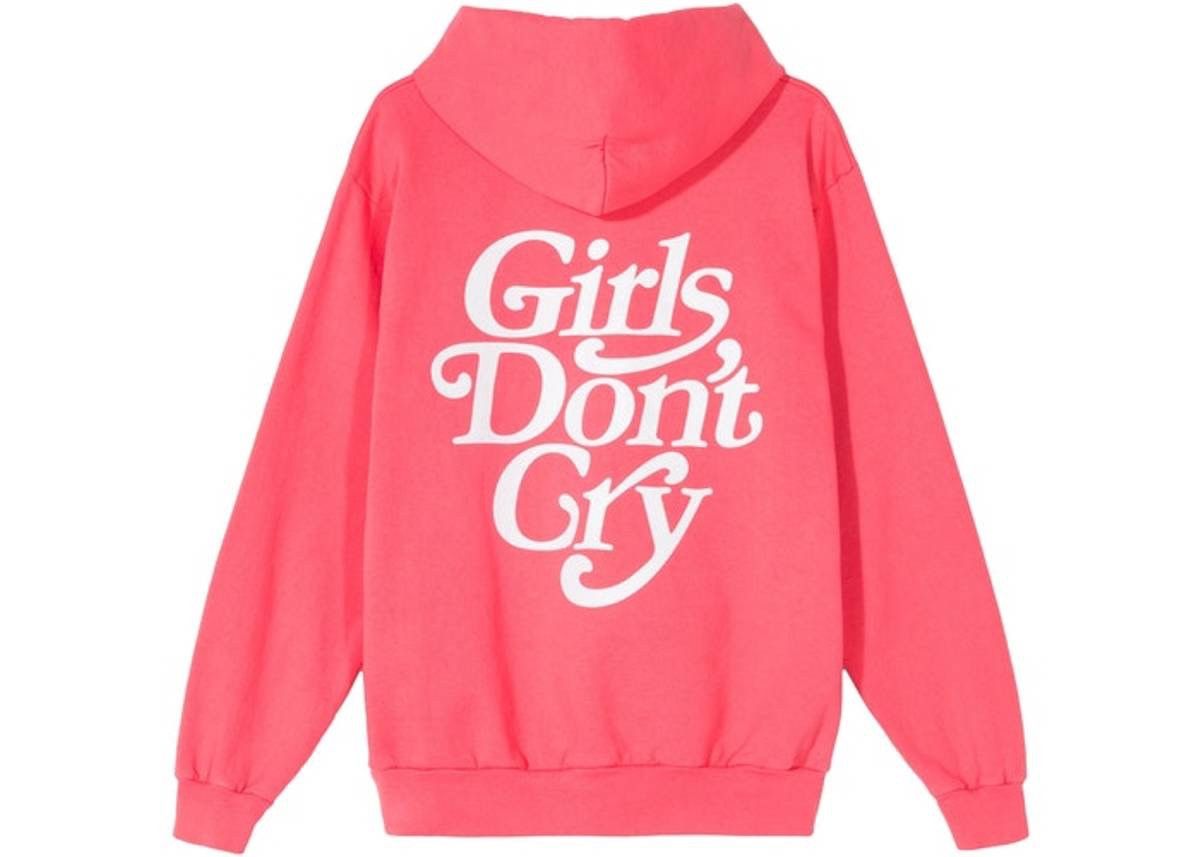 Girls Dont Cry Girls Don't Cry Logo Hoodie Pink Verdy Medium NEW