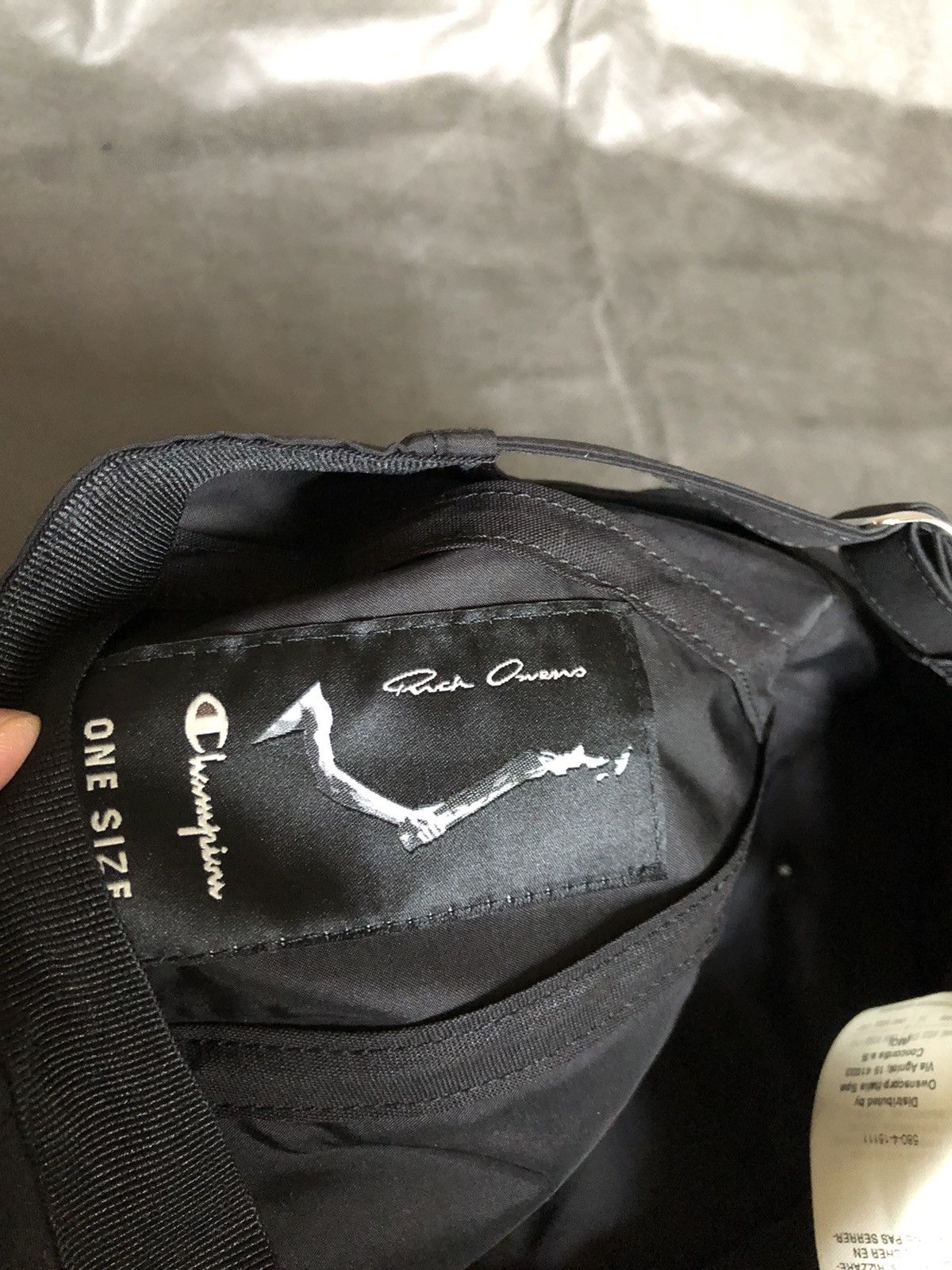 Champion × Rick Owens × Rick Owens Drkshdw New! Nylon black cap Size ONE SIZE - 3 Thumbnail