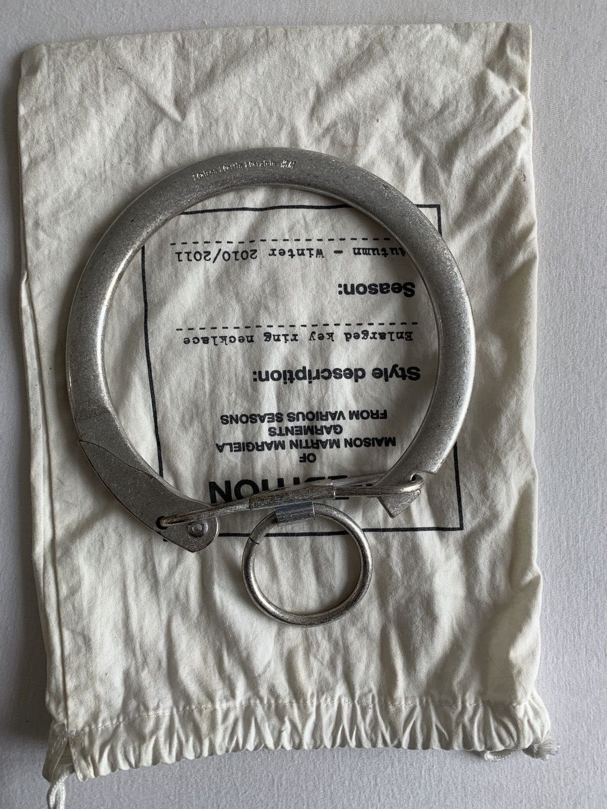 H&M × Maison Margiela Enlarged Key Ring Necklace- MMM x H&M | Grailed