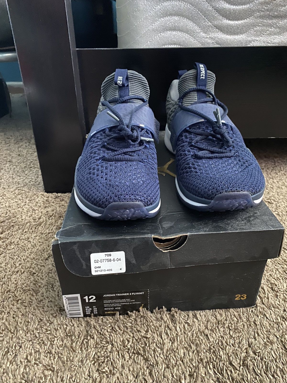 Jordan trainer 2 flyknit blue shop