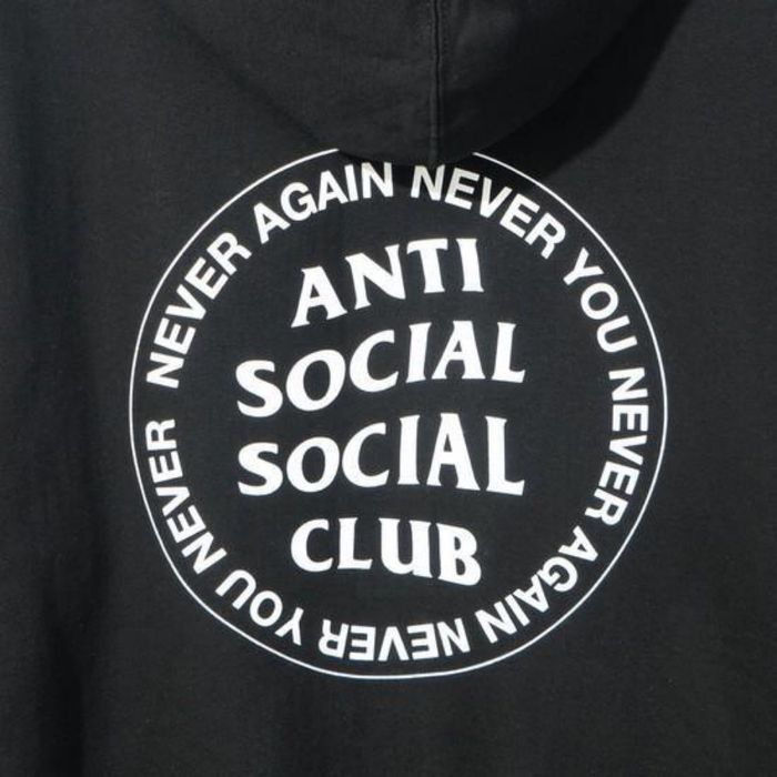 Anti Social Social Club DS ASSC White Logo Never Again Never You