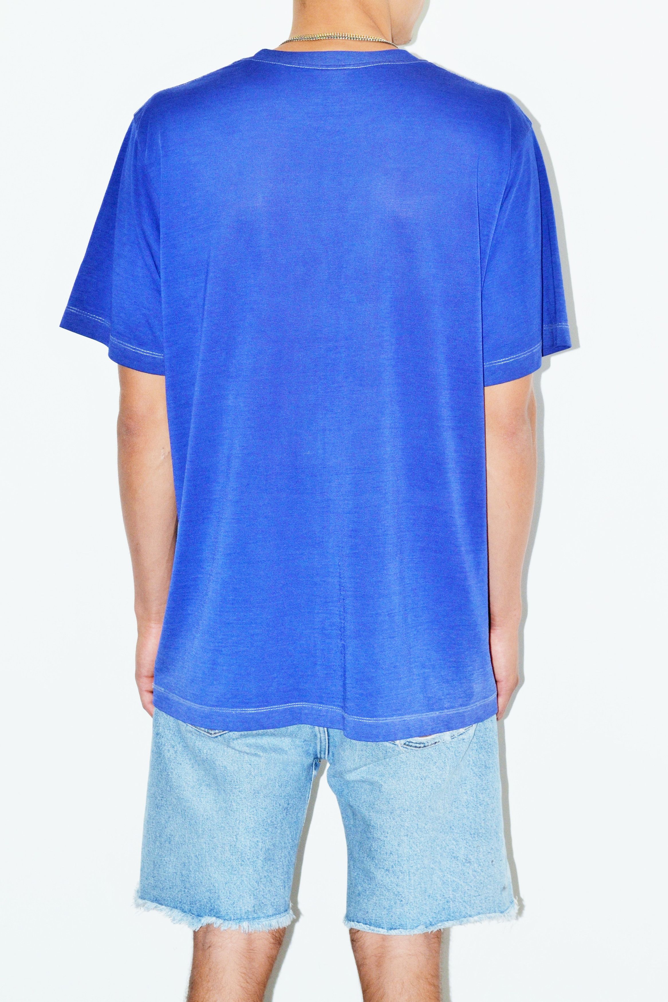 Nike × Vintage 80s Vintage Nike Big Logo Swoosh Garment Dyed T-Shirt Tee Size US XL / EU 56 / 4 - 3 Thumbnail