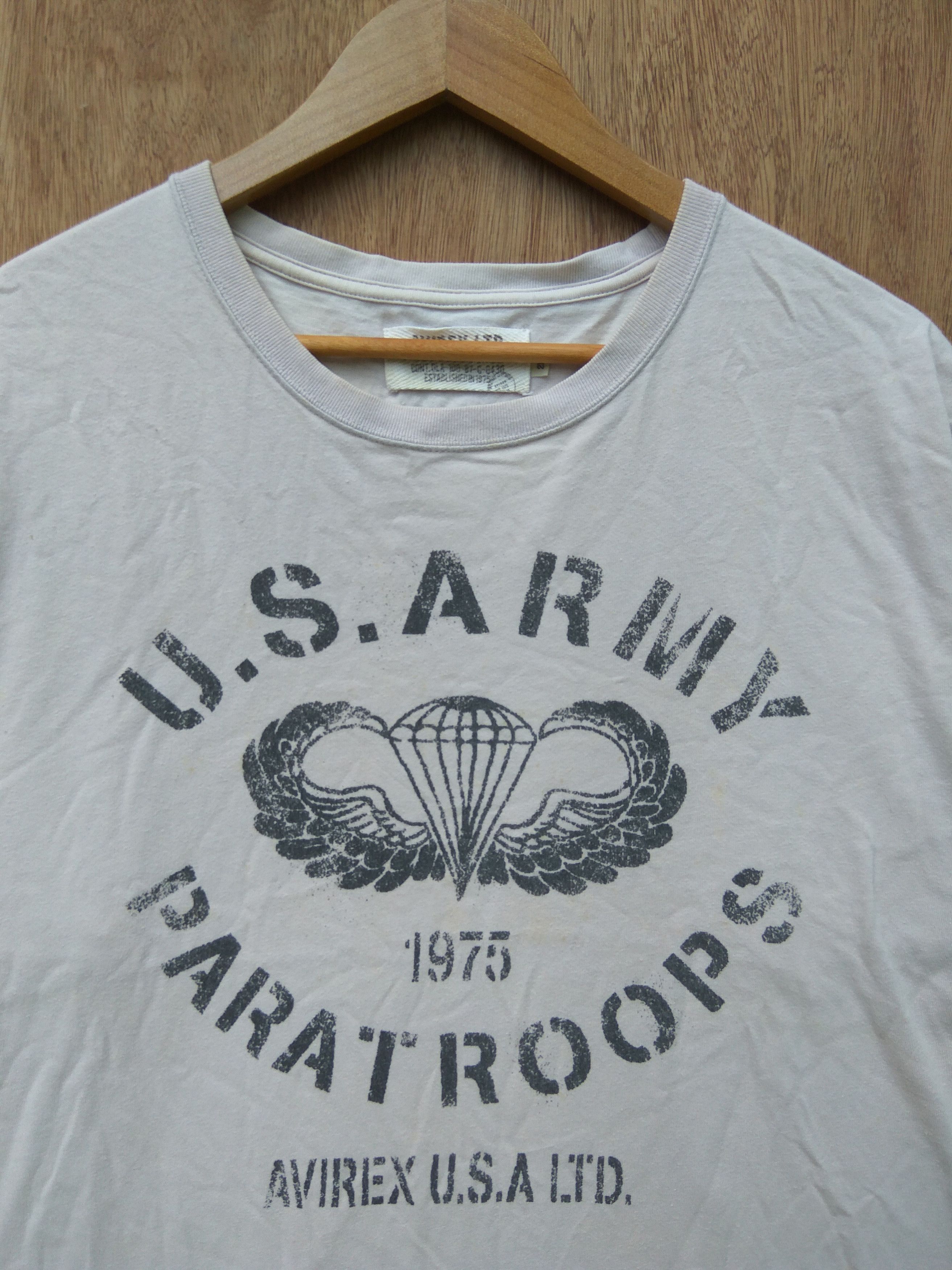 Avirex Avirex t shirt us army paratroops Size US L / EU 52-54 / 3 - 2 Thumbnail