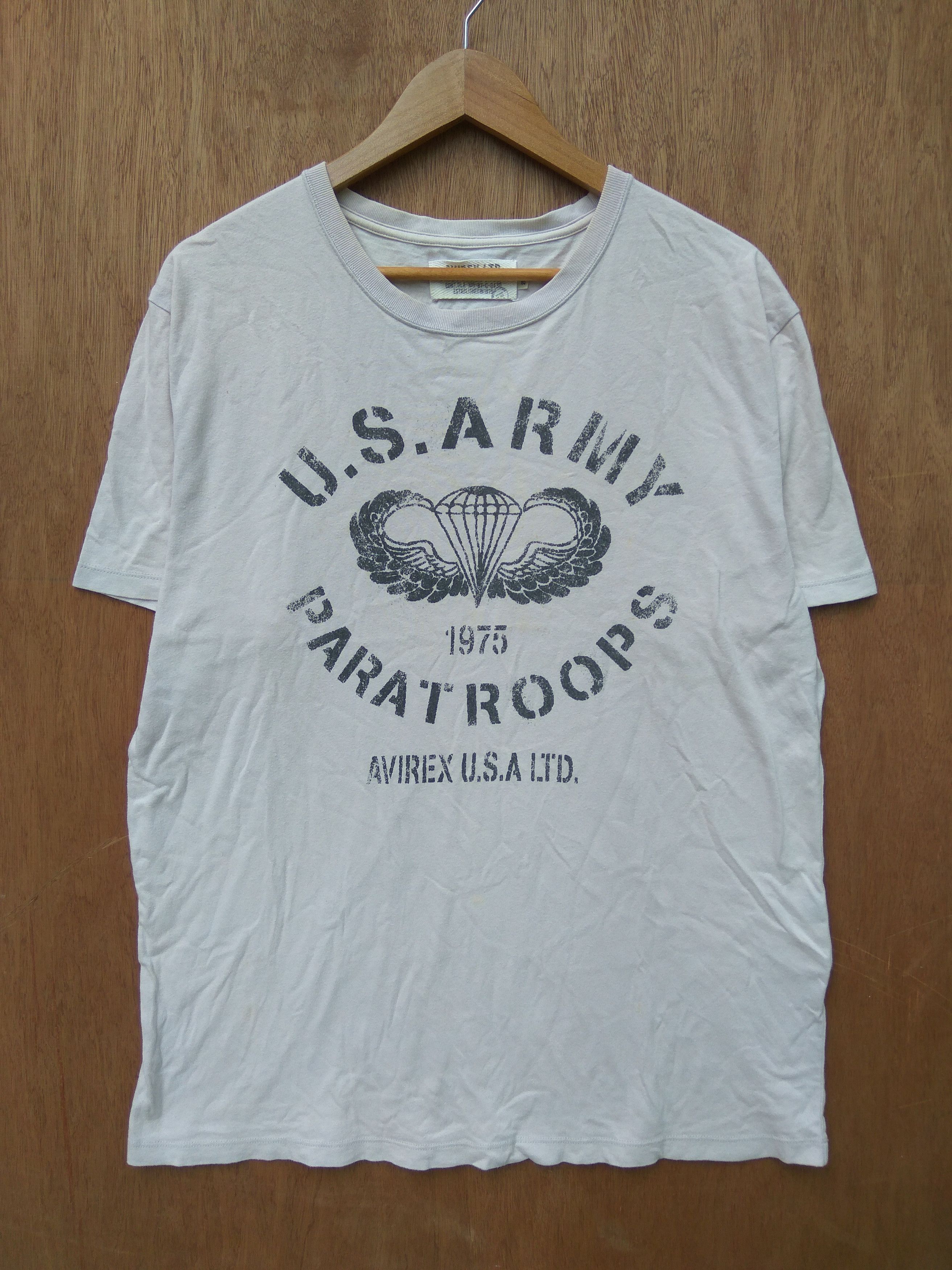 Avirex Avirex t shirt us army paratroops Size US L / EU 52-54 / 3 - 1 Thumbnail