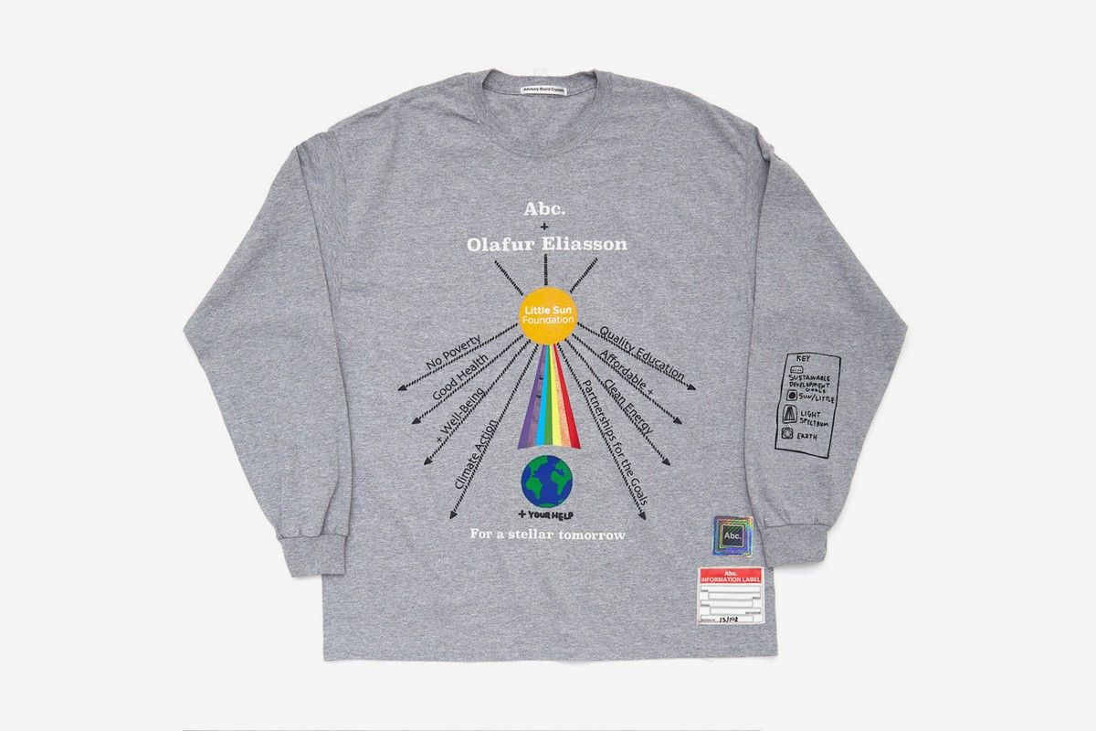 Advisory Board Crystals Marciano Art Foundation Gray LS Tee