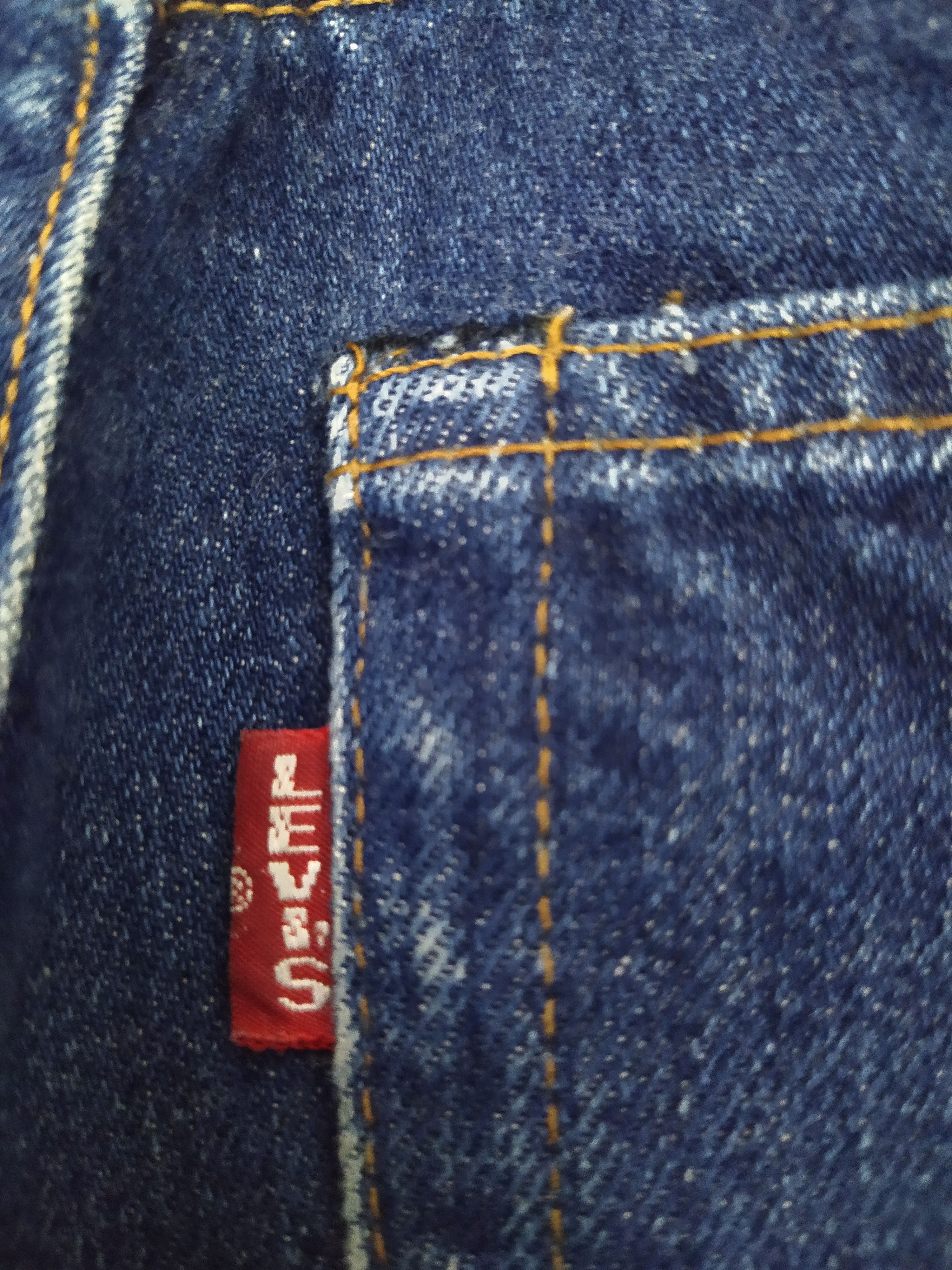 Levi's 90s LEVIS 501 BIG E SELVEDGE DENIM 555 ANNIVERSARY (B255) Size US 27 - 12 Thumbnail