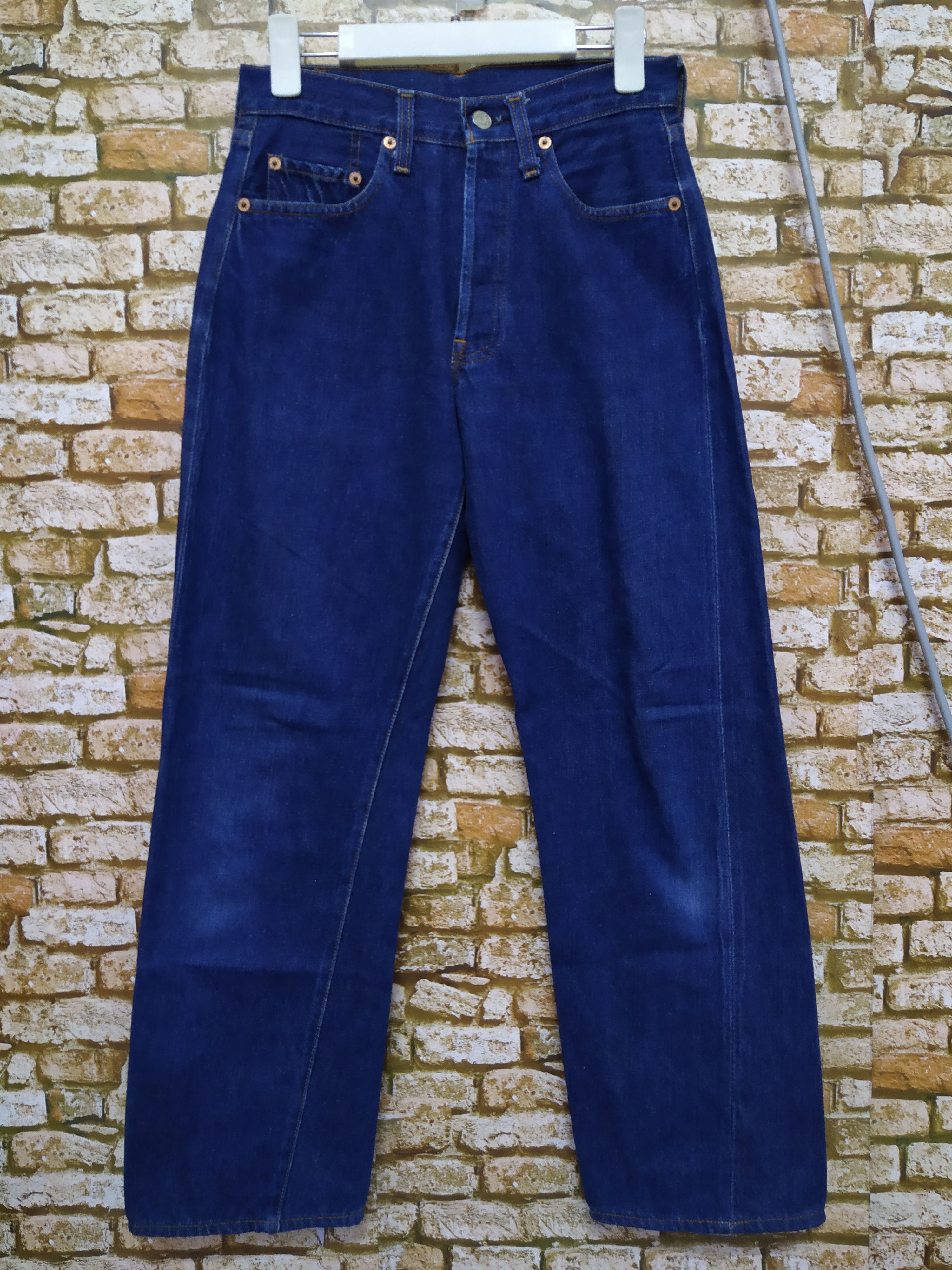 Levi's 90s LEVIS 501 BIG E SELVEDGE DENIM 555 ANNIVERSARY (B255) Size US 27 - 2 Thumbnail
