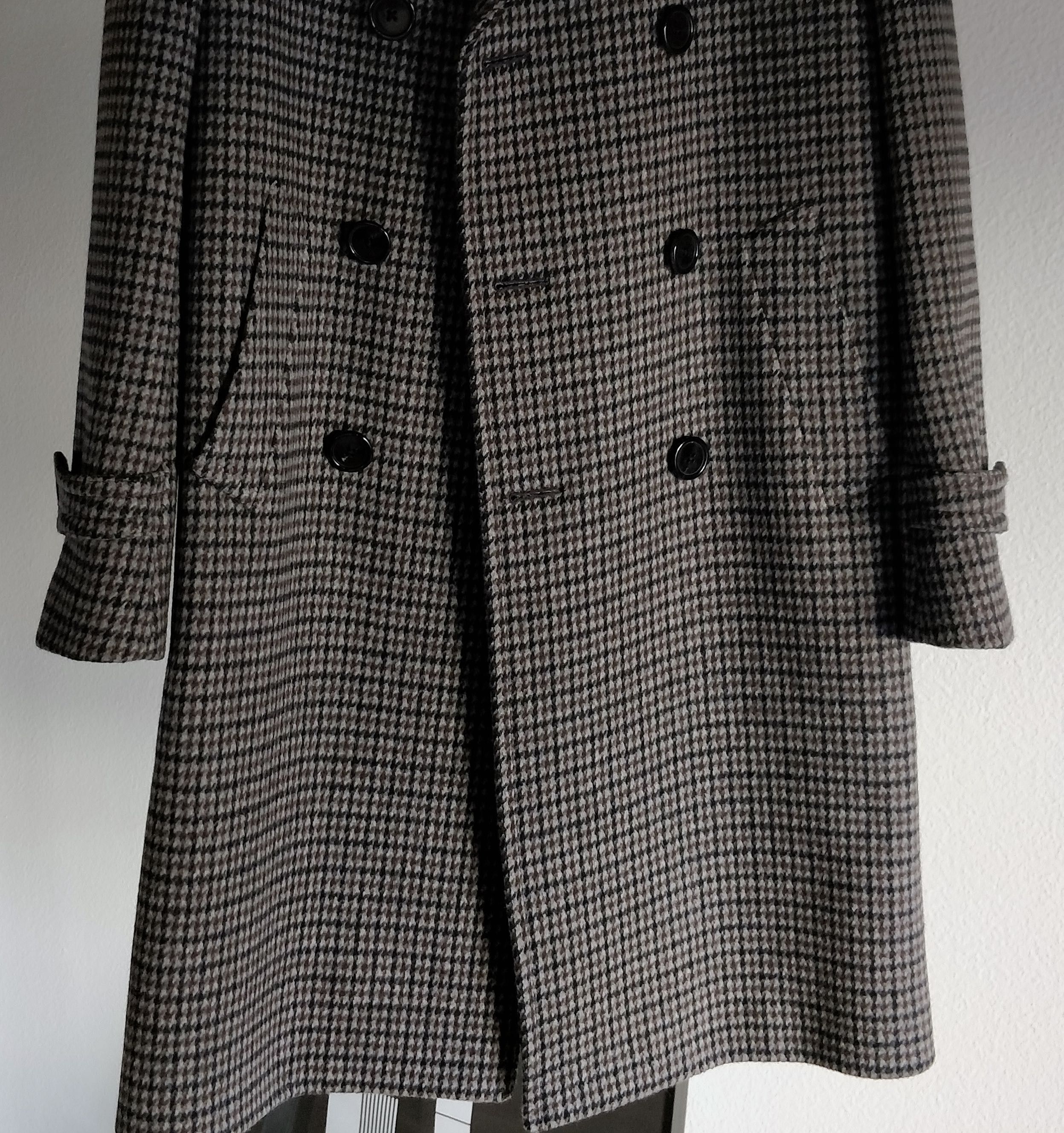 Saint Laurent Paris FW14 Runway Glencheck Coat Celine Size US M / EU 48-50 / 2 - 4 Thumbnail
