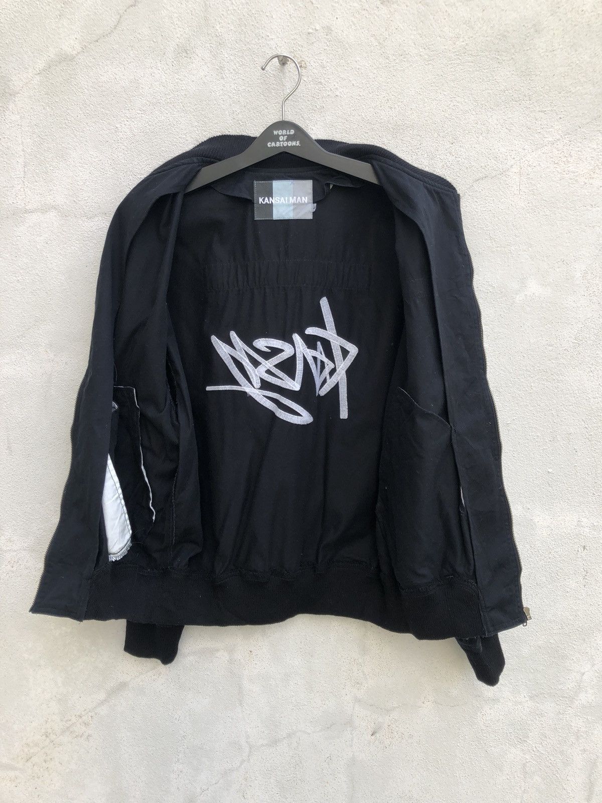 Kansai Yamamoto Vintage Kansai Yamamoto Tape Embroidery Bomber Jacket Size US L / EU 52-54 / 3 - 9 Thumbnail