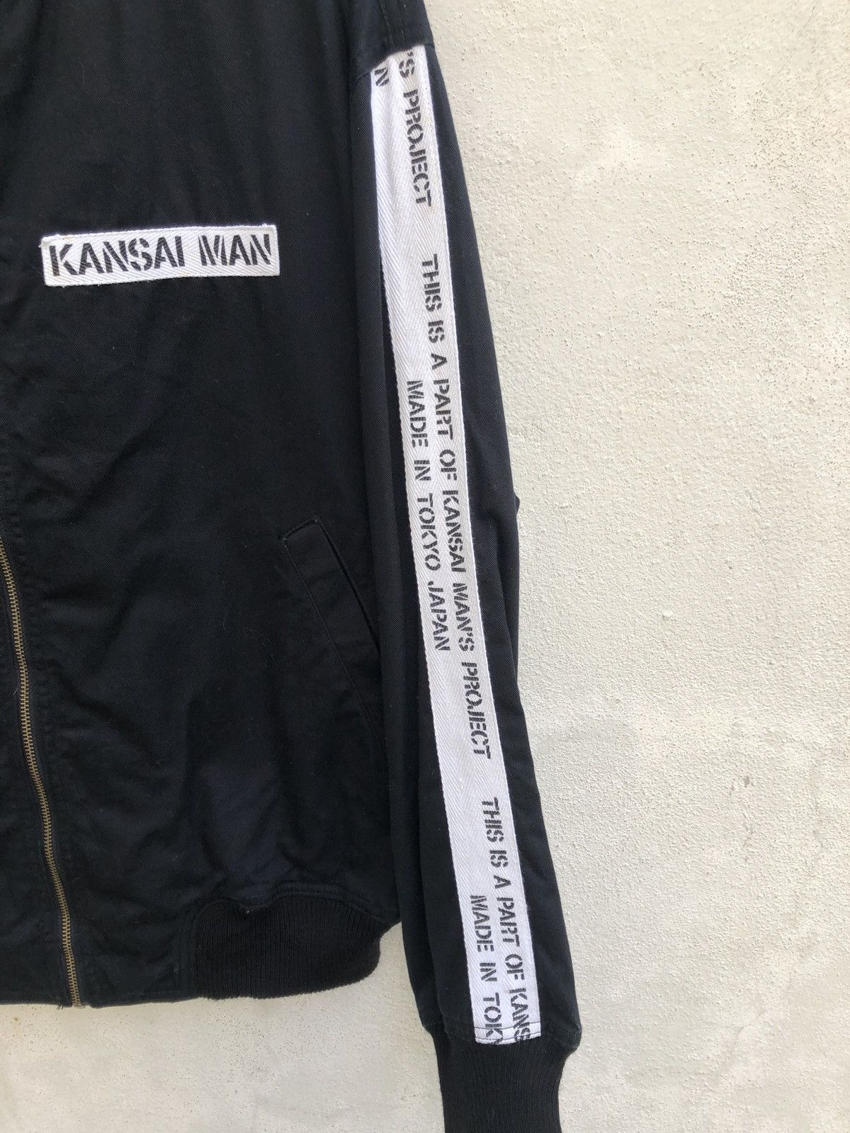 Kansai Yamamoto Vintage Kansai Yamamoto Tape Embroidery Bomber Jacket Size US L / EU 52-54 / 3 - 6 Thumbnail