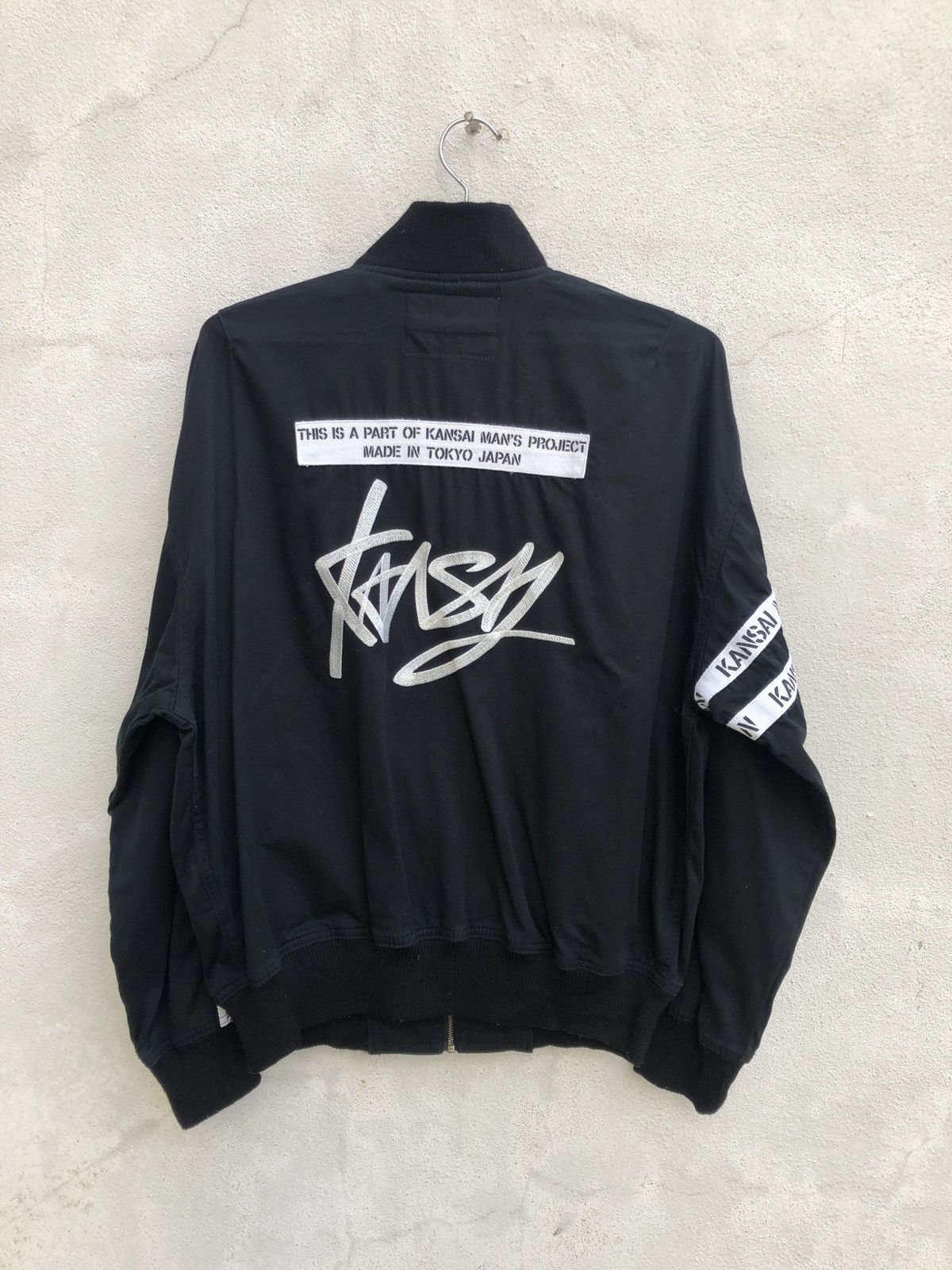 Kansai Yamamoto Vintage Kansai Yamamoto Tape Embroidery Bomber Jacket Size US L / EU 52-54 / 3 - 1 Thumbnail