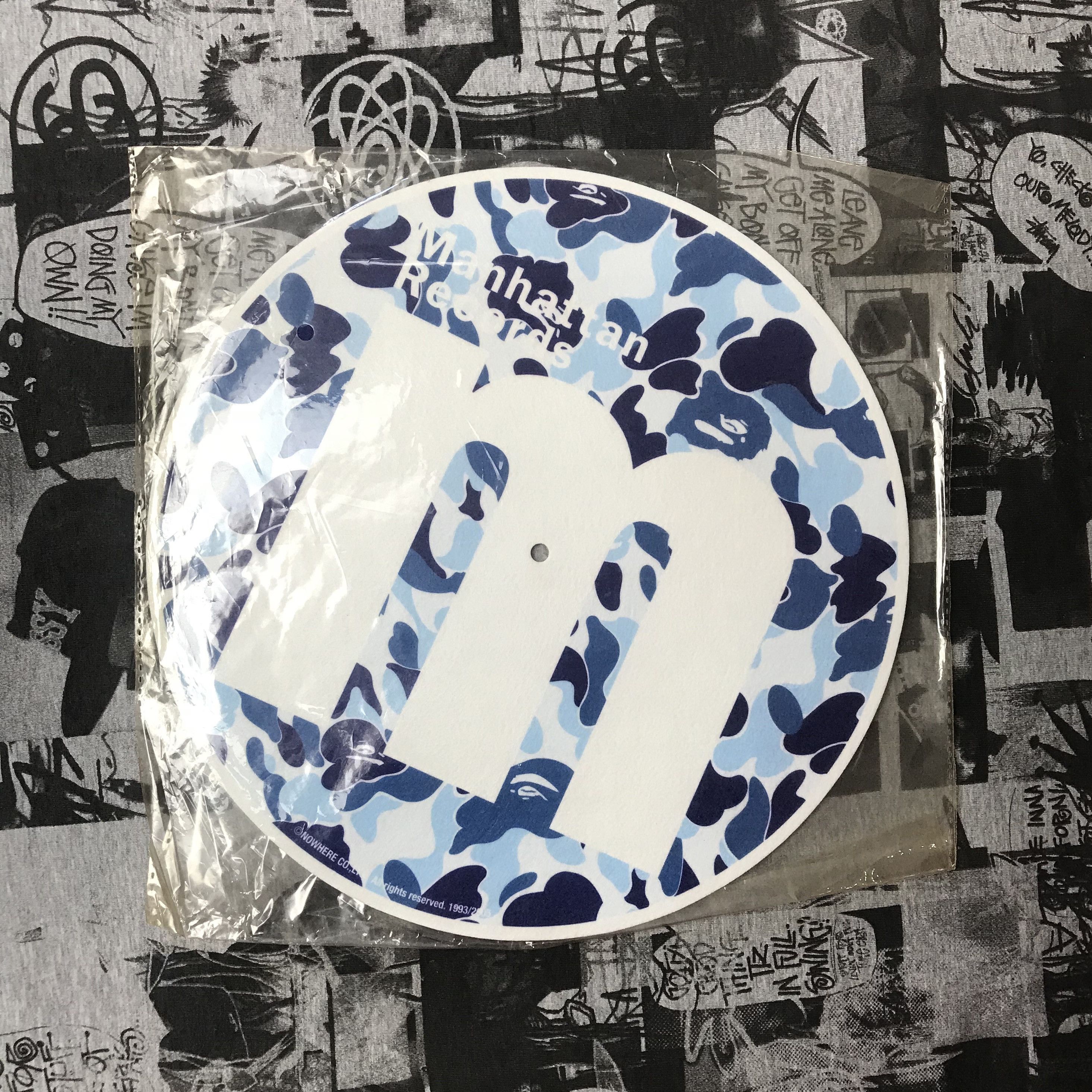Bape 2005 Bape x Manhattan Records Slipmat | Grailed