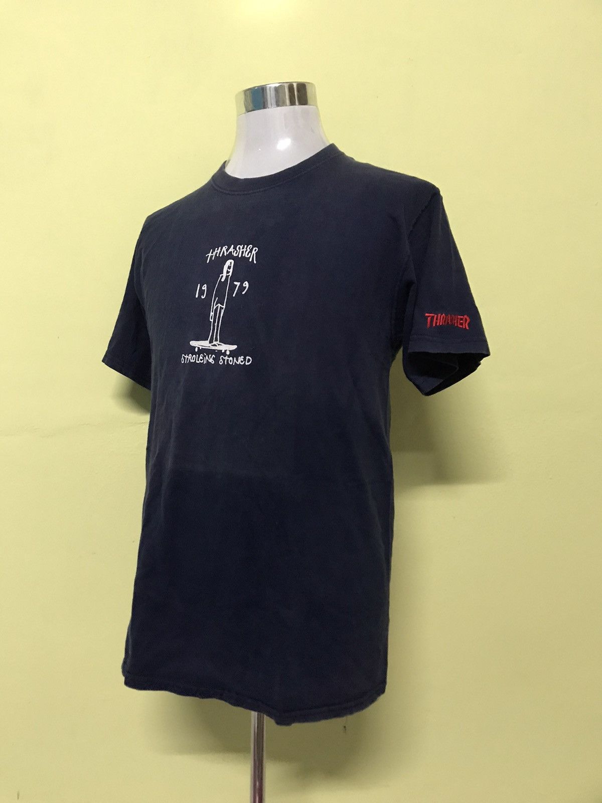 Powell Peralta × Thrasher × Vintage Vintage Thrasher Magazine Skateboard Tshirt Size US L / EU 52-54 / 3 - 3 Thumbnail