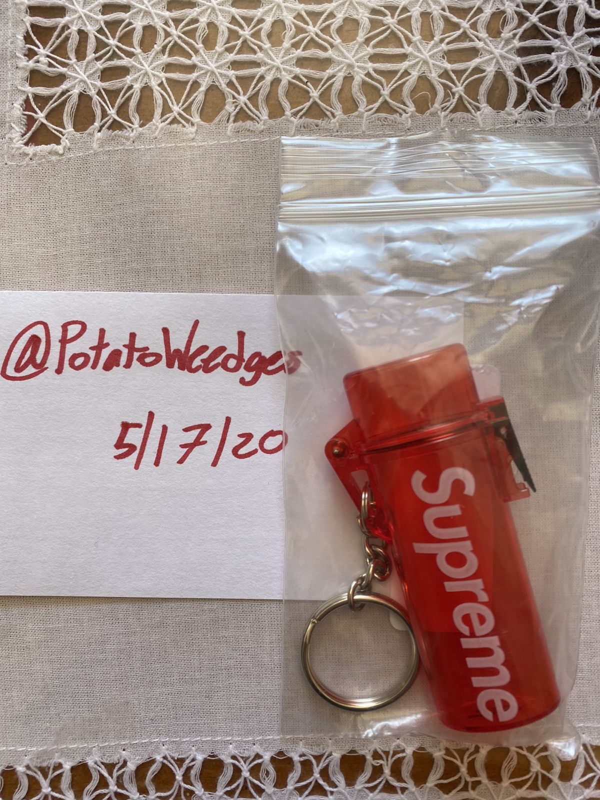 Supreme Waterproof Lighter Case Keychain Grailed