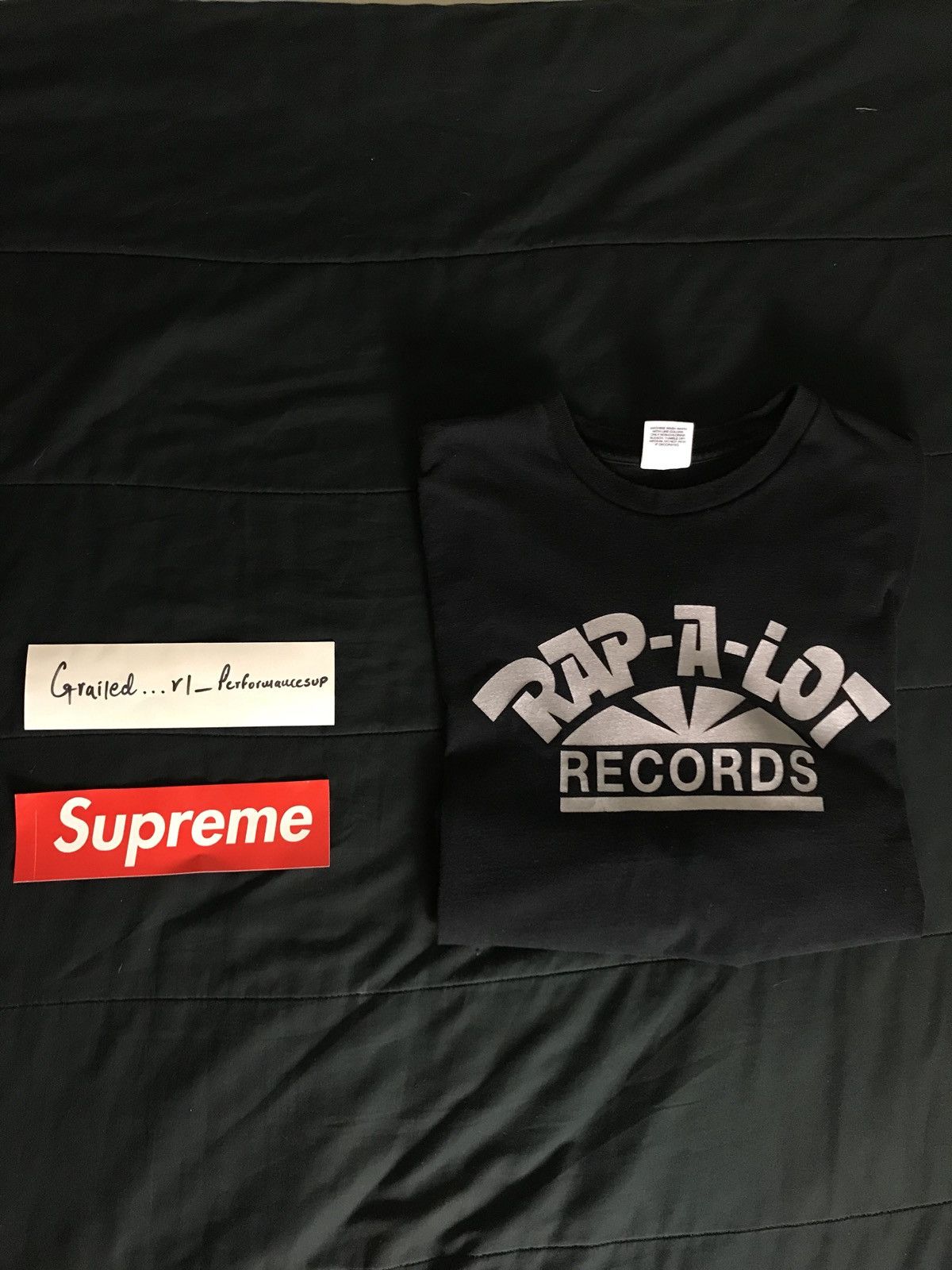 Supreme Rap A Lot Records Tee | Grailed
