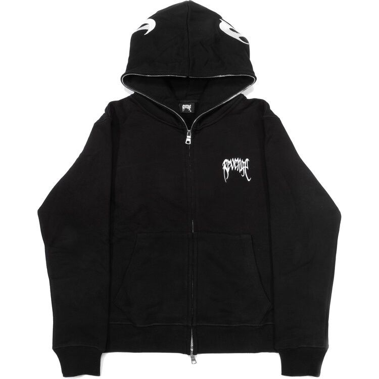 Revenge Revenge Logo Full Zip Hoodie Grailed