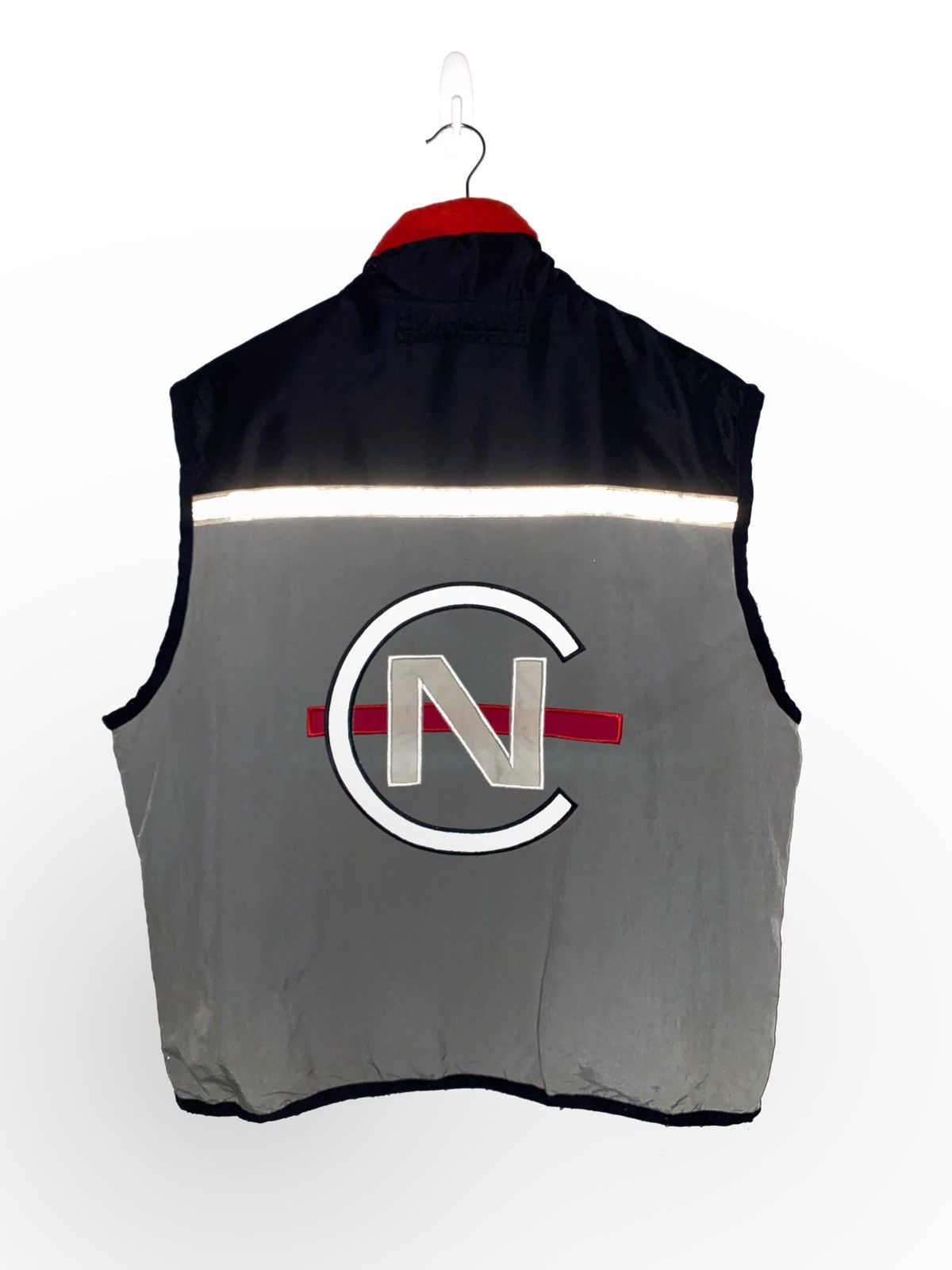 Nautica Vintage Nautica Vest Glow in the Dark Logo Big Logo Design Size US L / EU 52-54 / 3 - 1 Thumbnail
