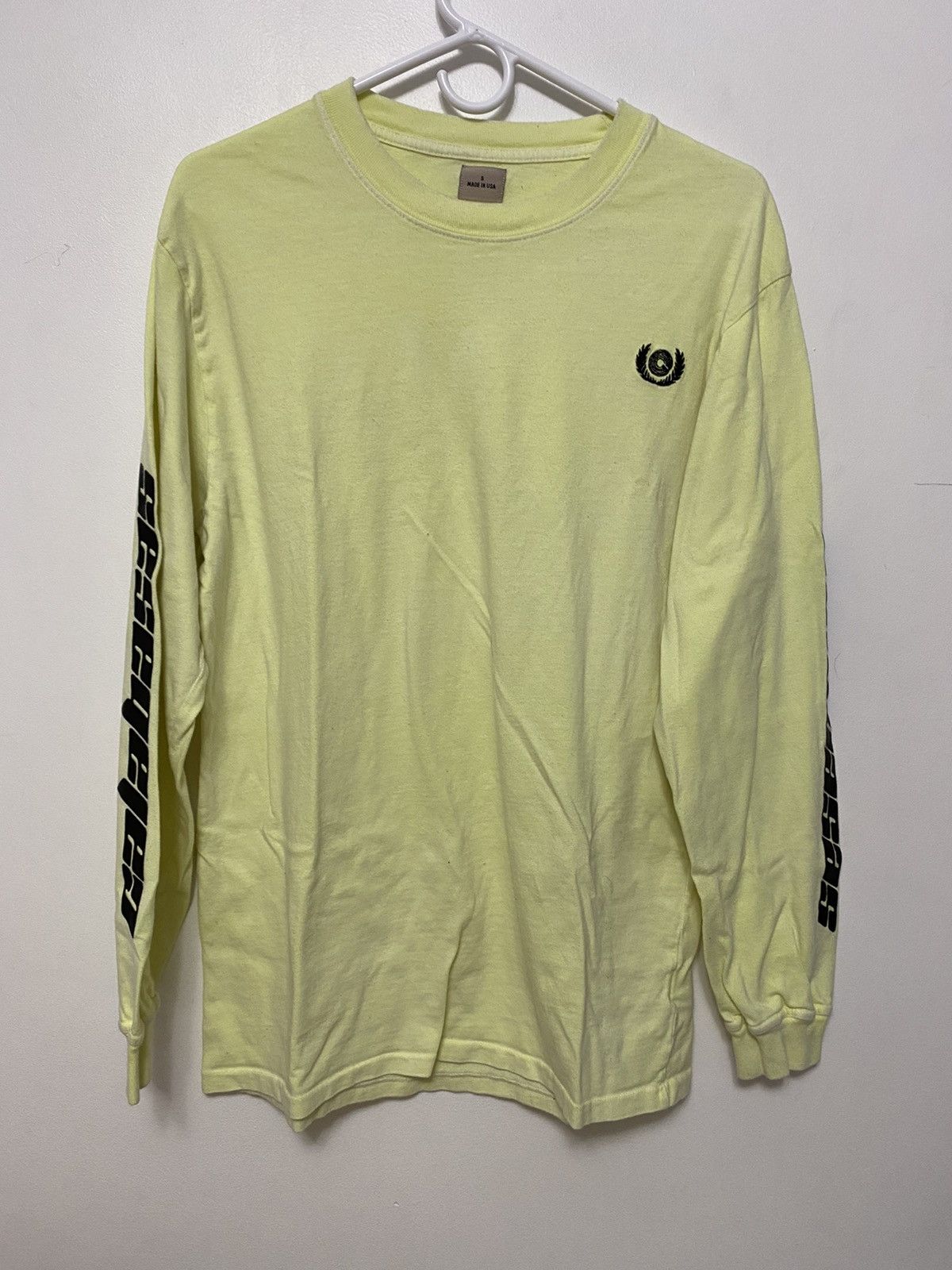 Yeezy calabasas long store sleeve frozen yellow