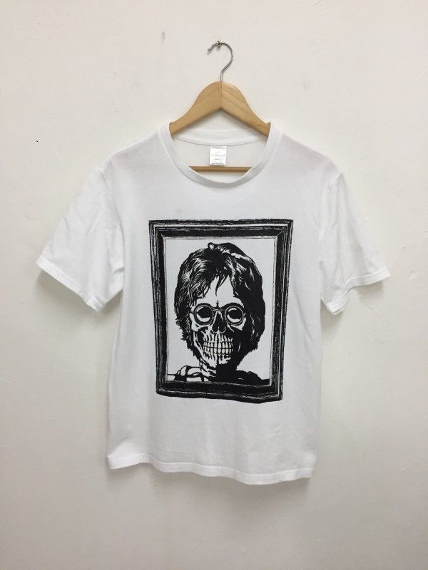 Number (N)ine Number Nine John Lennon Skull T-Shirt | Grailed