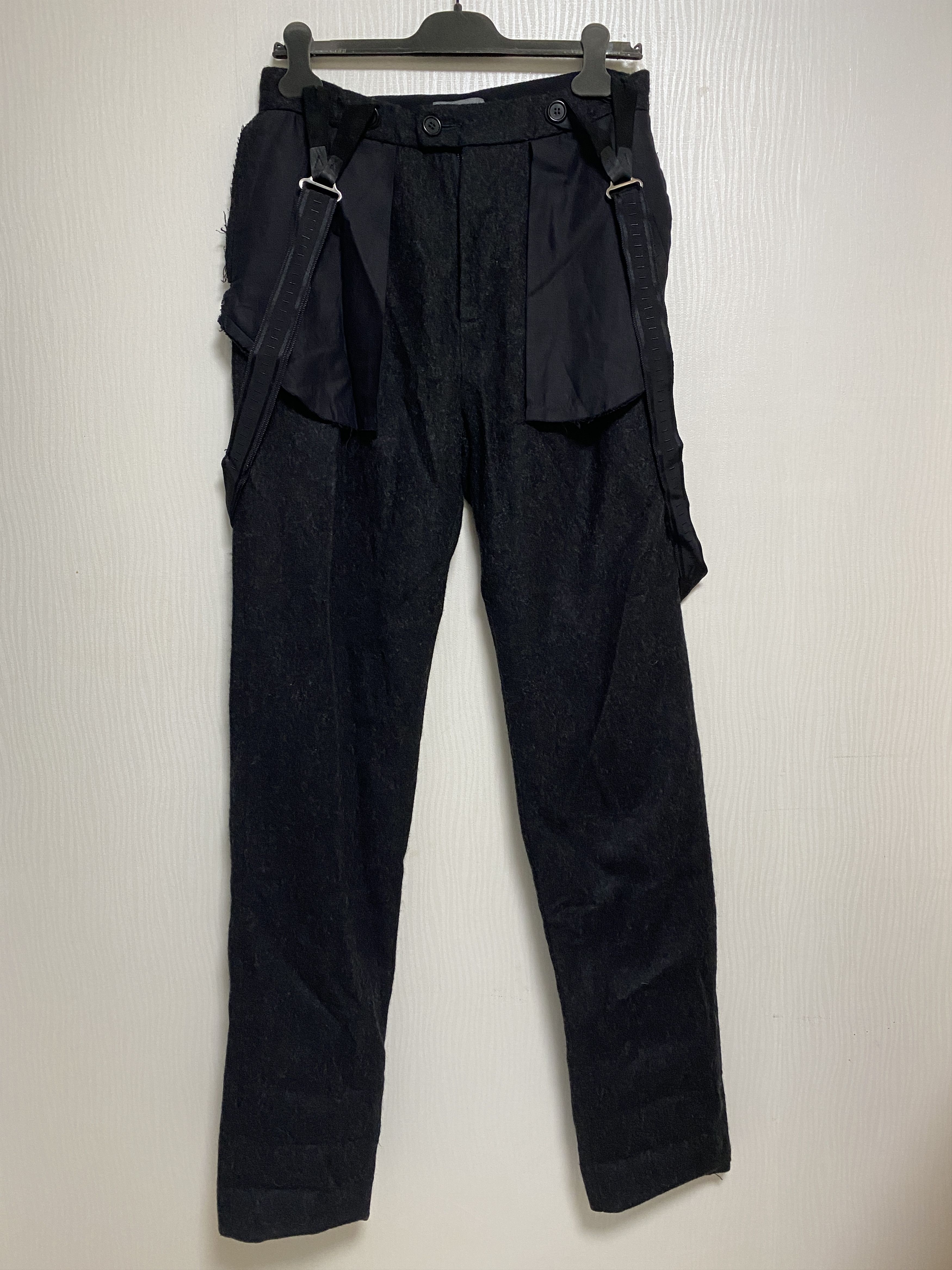 image of Elena Dawson Suspender Trousers in Charcoal, Men's (Size 30)