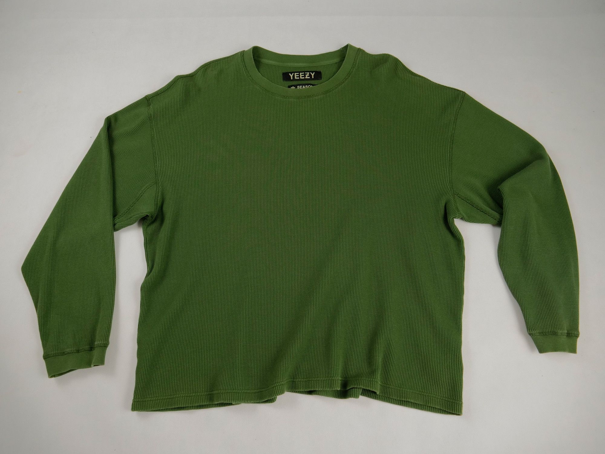 Adidas  Kanye West  Yeezy YEEZY SEASON 1 LONG SLEEVE THERMAL TEE | Grailed