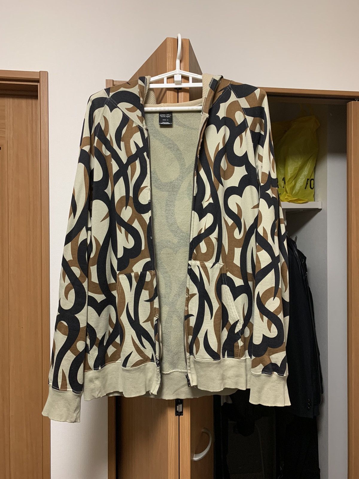 Number (N)ine Number Nine heart tribal hoodie | Grailed