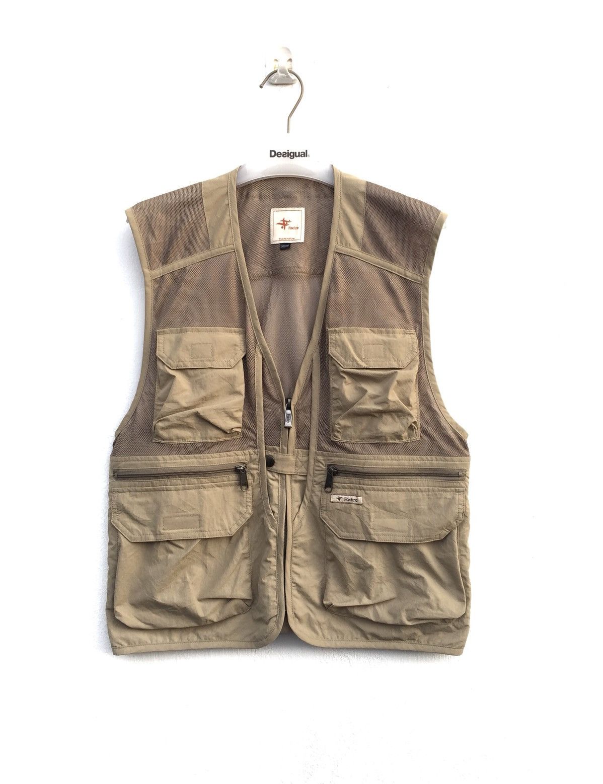 Vintage Multi pocket Vest Net Style