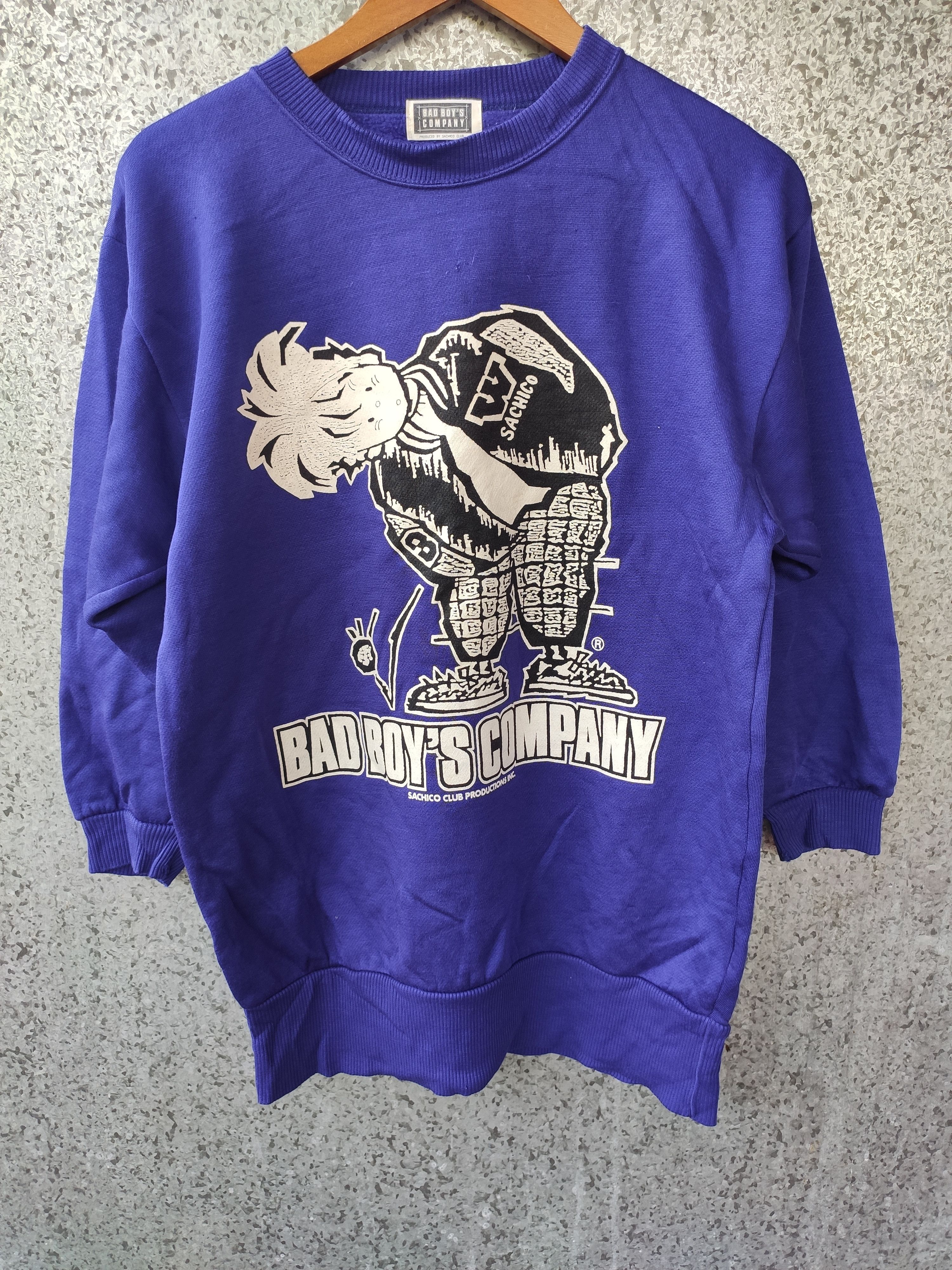 Vintage Vintage BAD BOY Sweatshirt Size US L / EU 52-54 / 3 - 1 Thumbnail