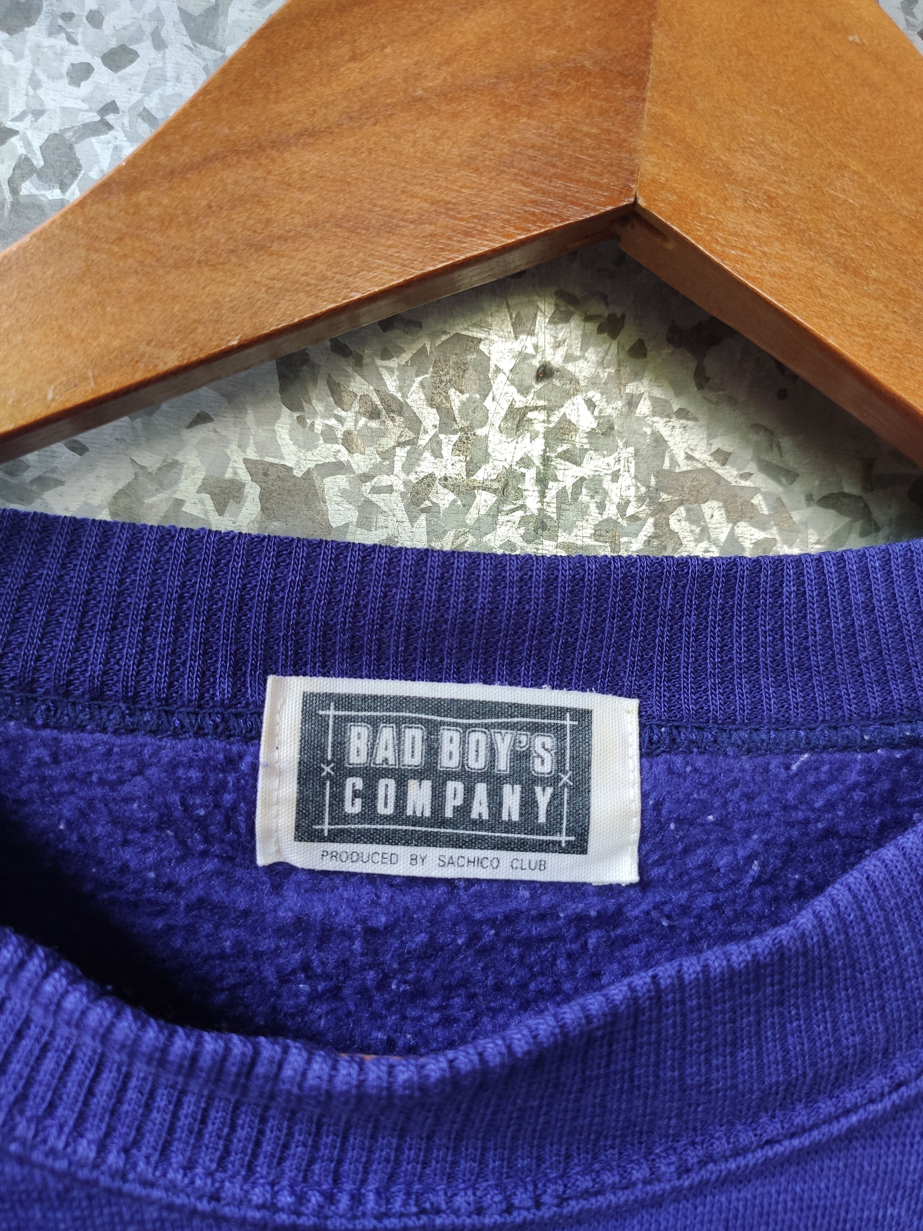 Vintage Vintage BAD BOY Sweatshirt Size US L / EU 52-54 / 3 - 4 Thumbnail