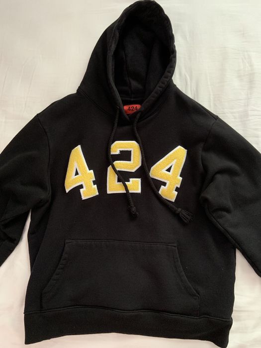 424 logo-embroidered Cotton Hoodie - Farfetch