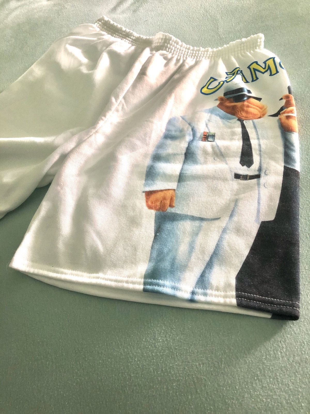 image of 1990 Vintage Camel Shorts in White, Men's (Size 34)
