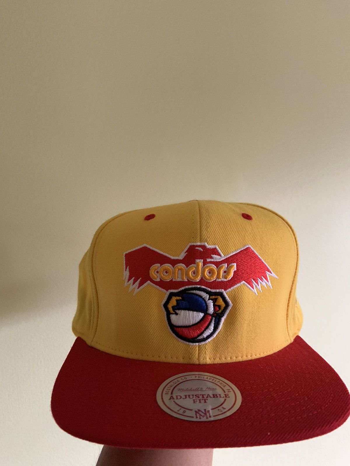 Mitchell & Ness Juice WRLD x Chicago Bulls Strapback Hat Red