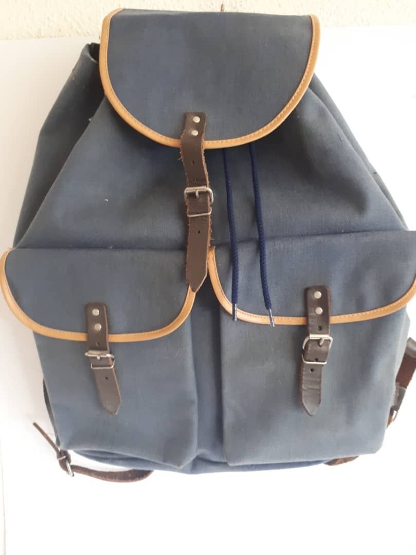 Vintage cachellie germany canvas backpack