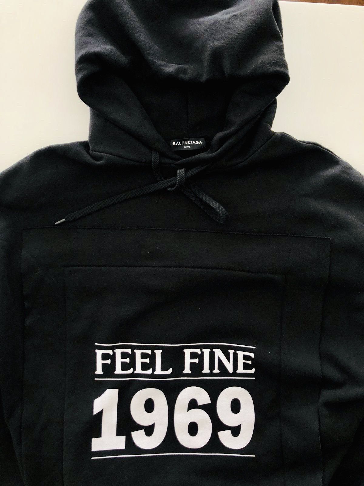 Balenciaga Balenciaga Feel Fine 1969 Double entry hoodie | Grailed