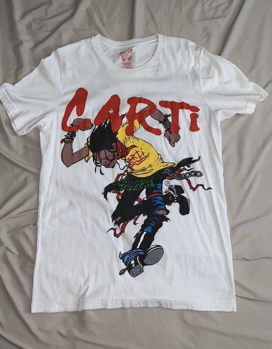 Vlone Playboi carti 2017 Tour Merch Tee | Bape Revenge Bapesta | Grailed