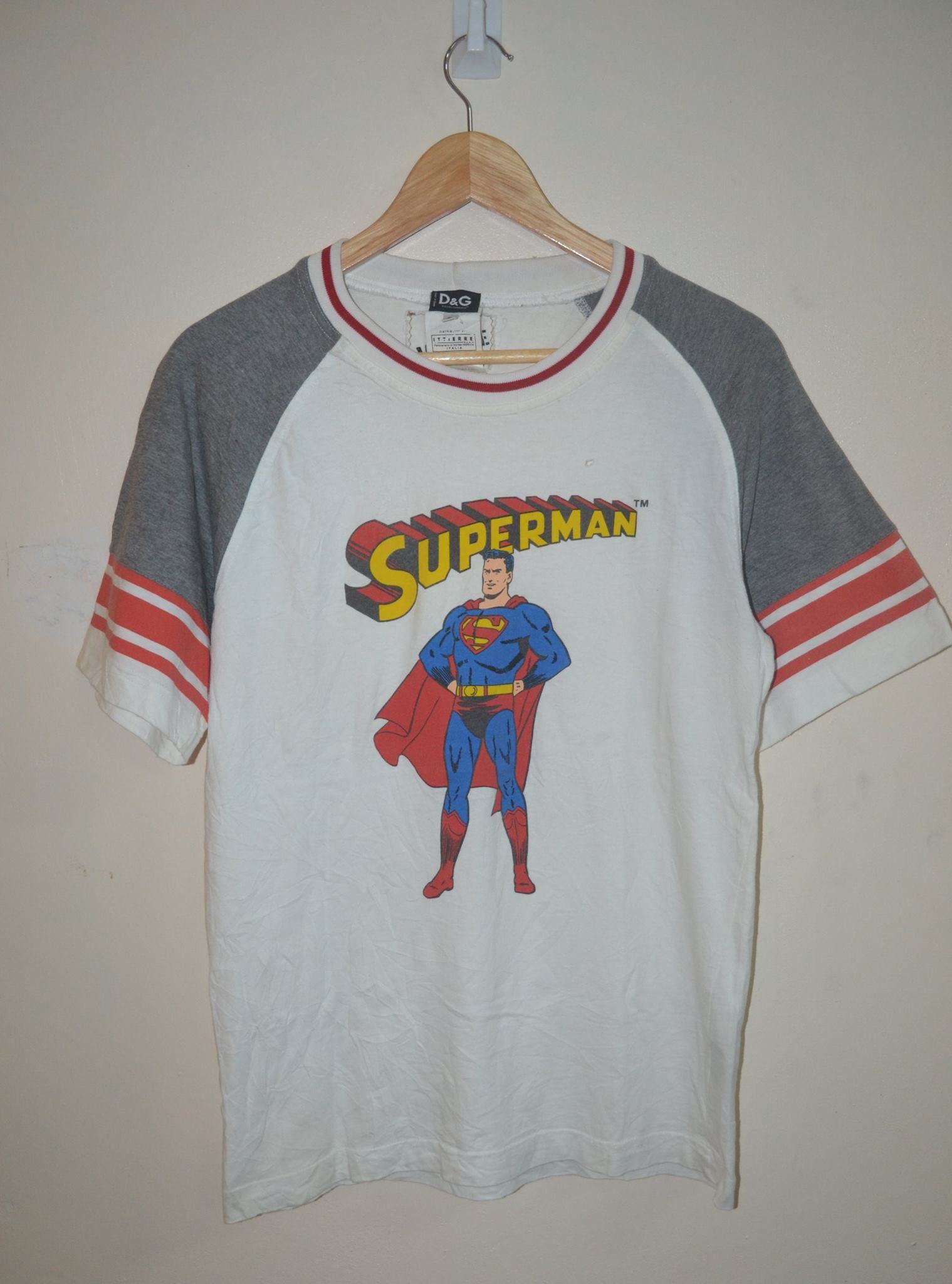 Dolce & Gabbana ドルチェ&ガッバーナ スーパーマン Tシャツ46 Dolce & Gabbana Dolce & Gabbana Superman DC comics shirt