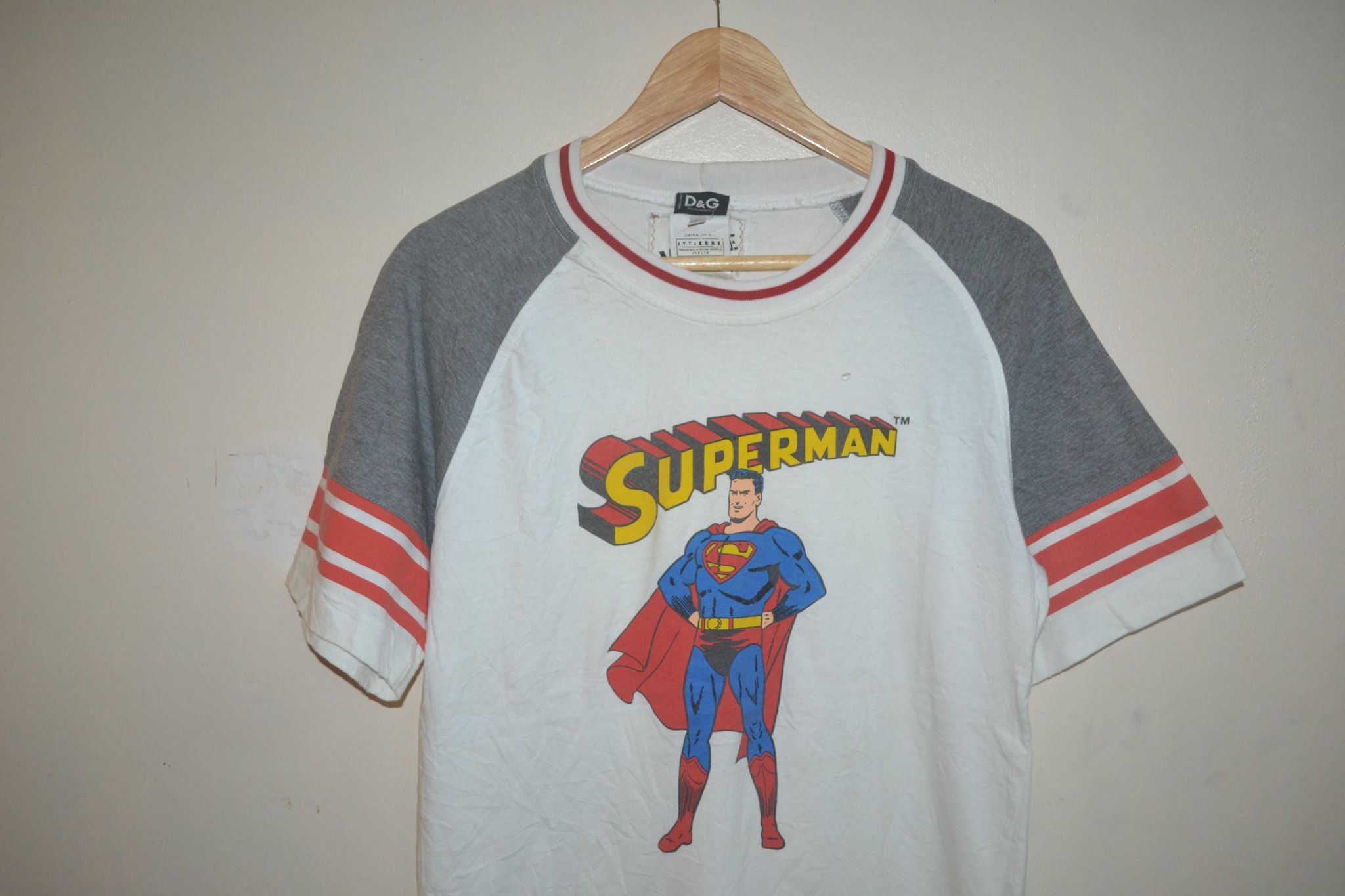 トップス 05aw archive DOLCE&GABBANA SUPERMAN tee DOLCE GABBANA SUPERMAN Tee 05aw Archive Size 46 (M) Unisex