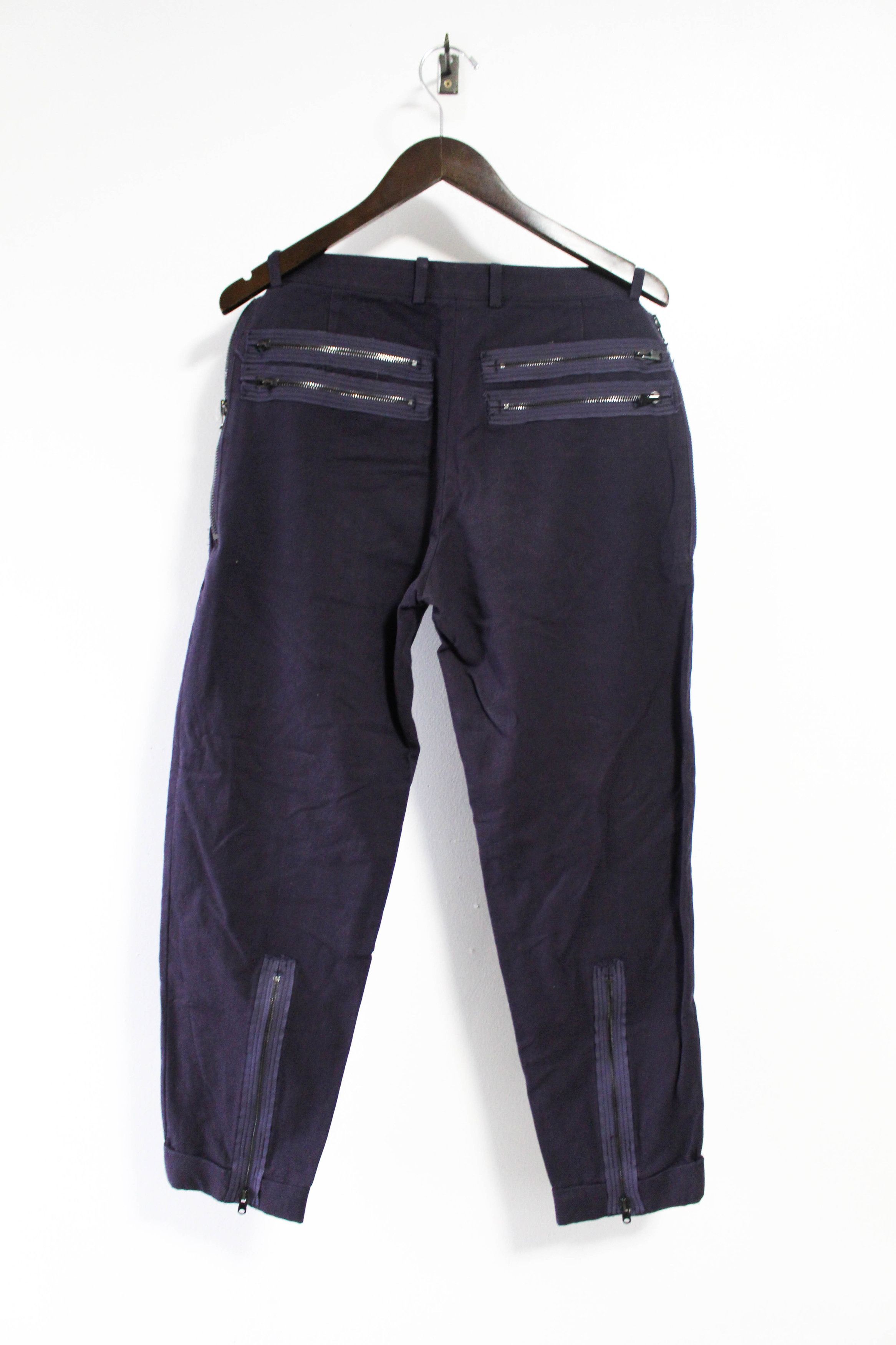 03AW Number (N)ine Spiral Zippper pants
