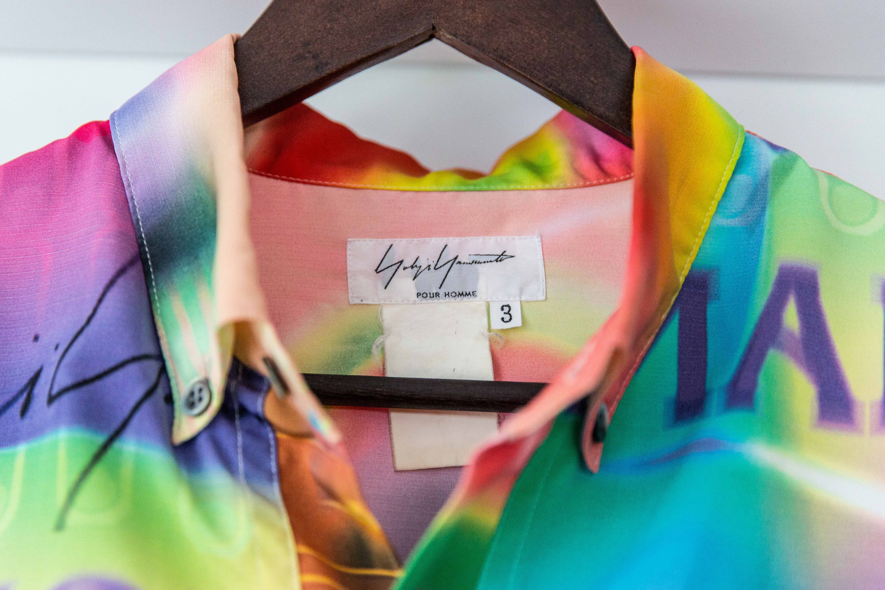 Yohji Yamamoto S/S02 Acid Print Shirt | Grailed