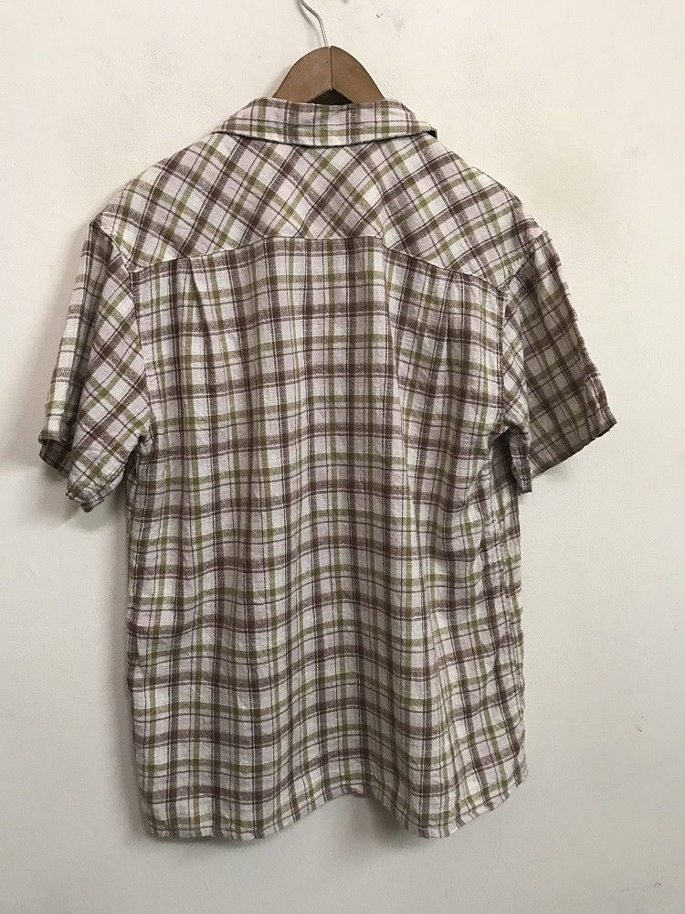 Cushman CUSHMAN Japan Check 40s 50s Style Open Collar Linen Blend Size US L / EU 52-54 / 3 - 7 Thumbnail