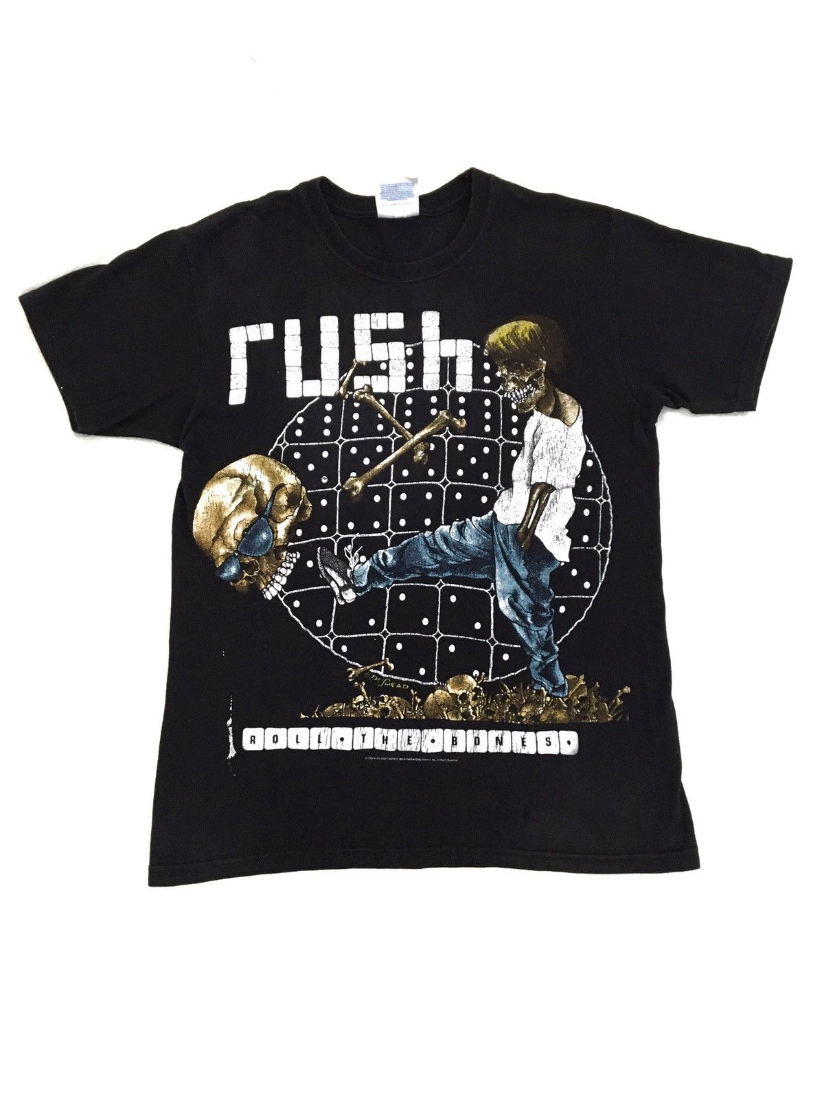 Band Tees × Vintage Rush rock band tees by pushead design | Grailed