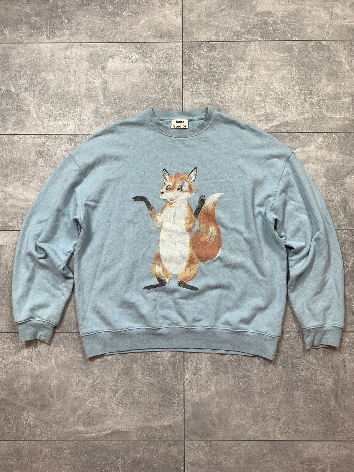 Acne studio fox sweatshirt online