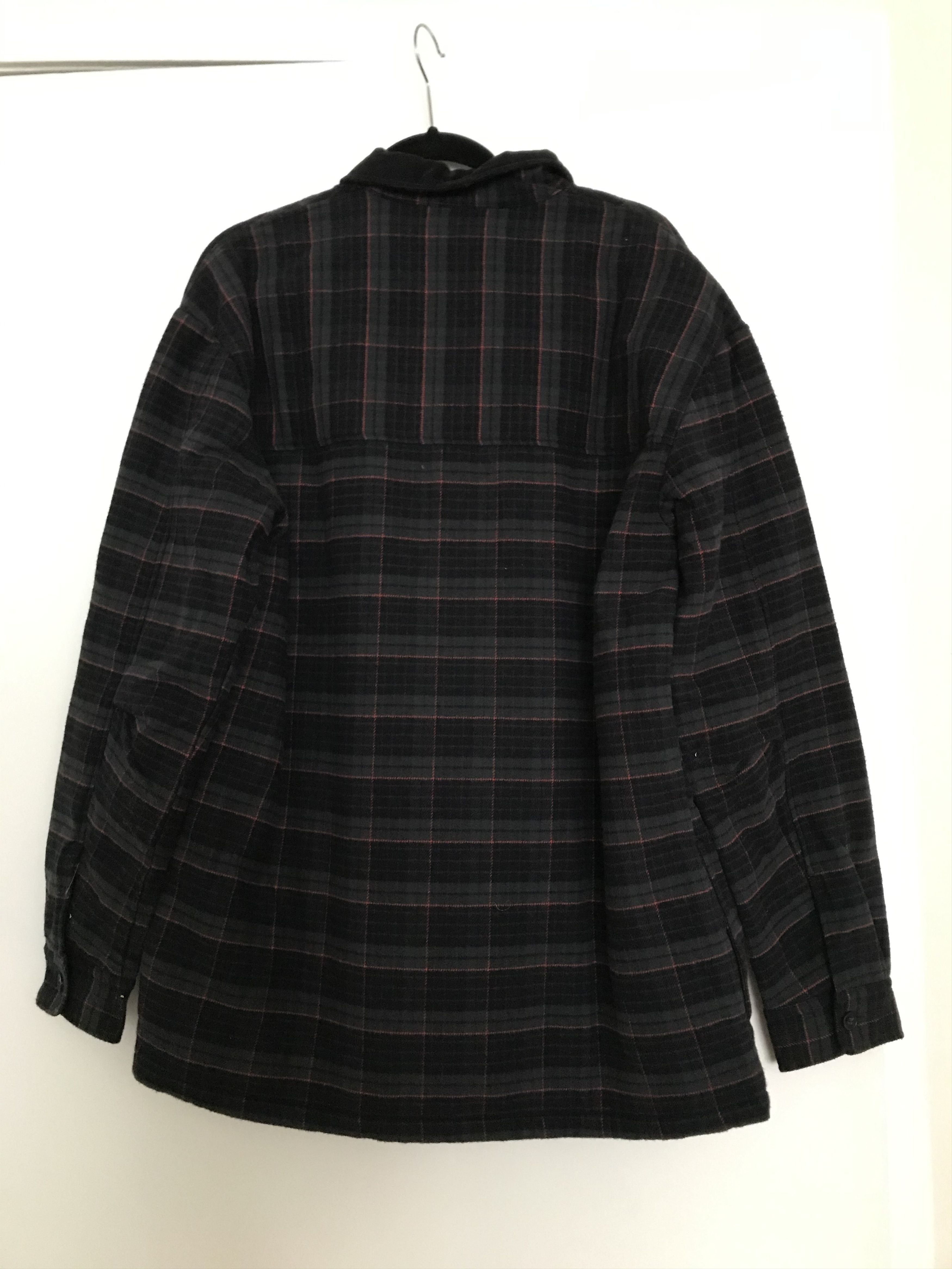 Hugo Plaid black-gray plaid jacket with pockets. Size US L / EU 52-54 / 3 - 2 Thumbnail