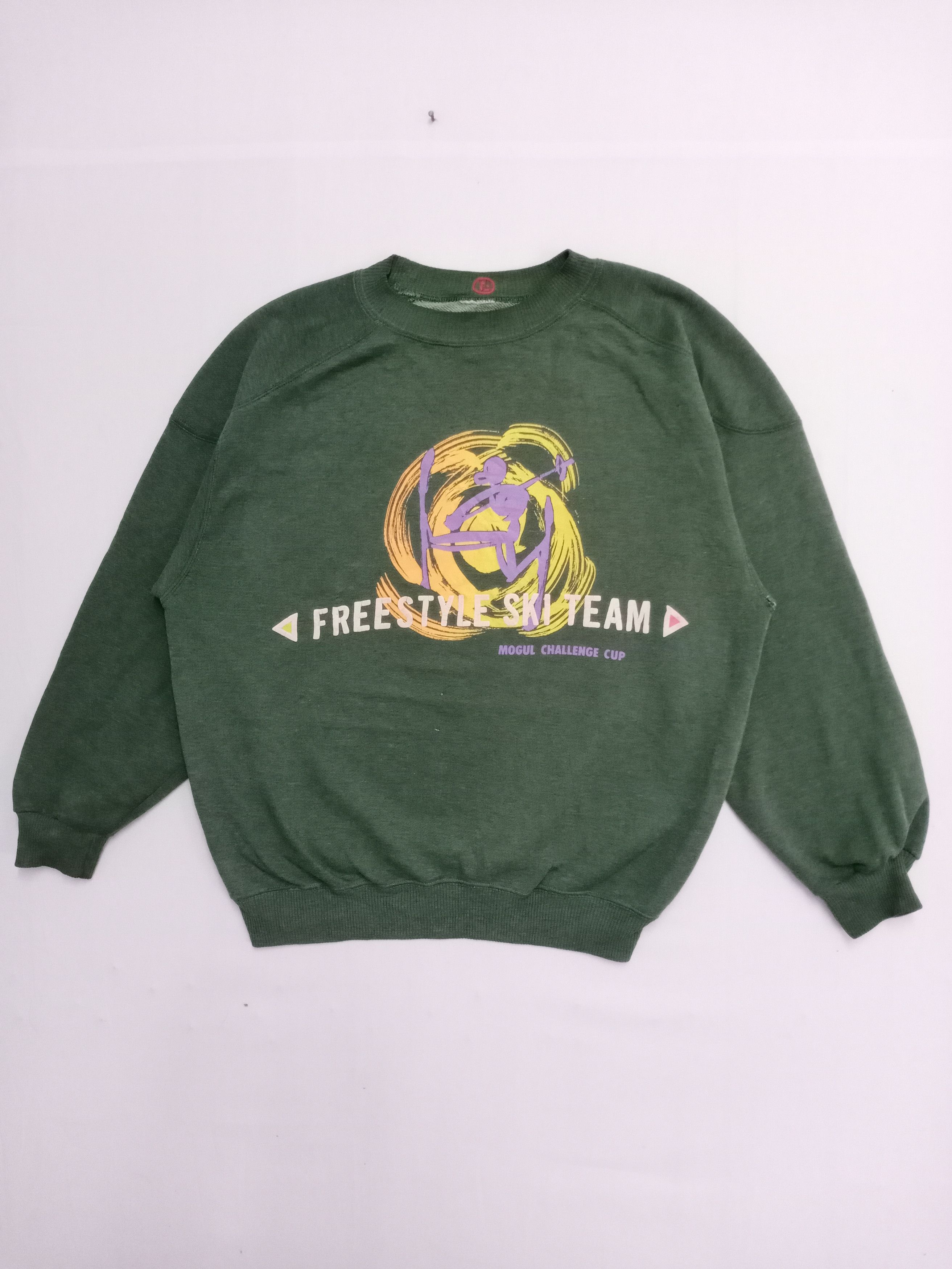 Bonfire Outerwear × Vintage Vintage 90s CP Free Style Ski Team Sweatshirt Size US XL / EU 56 / 4 - 1 Thumbnail