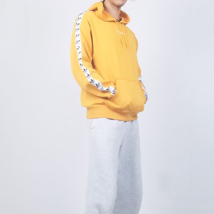 Adidas originals yellow hoodie tnt cheap tape